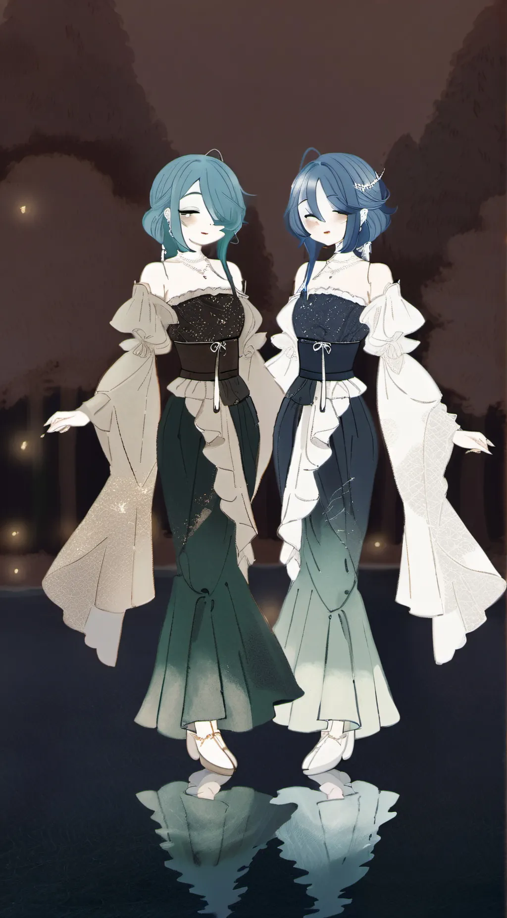 ai character: 🍑🍆 background