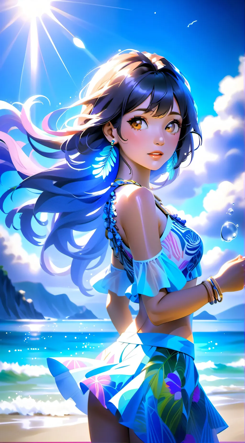 ai character: amelia background