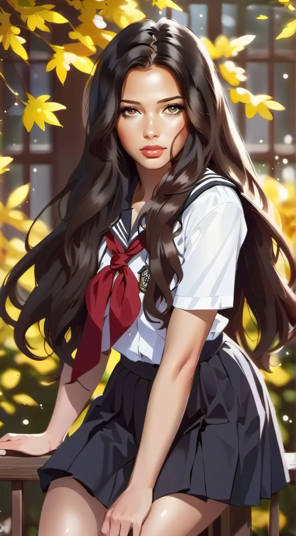 ai character: Aria background