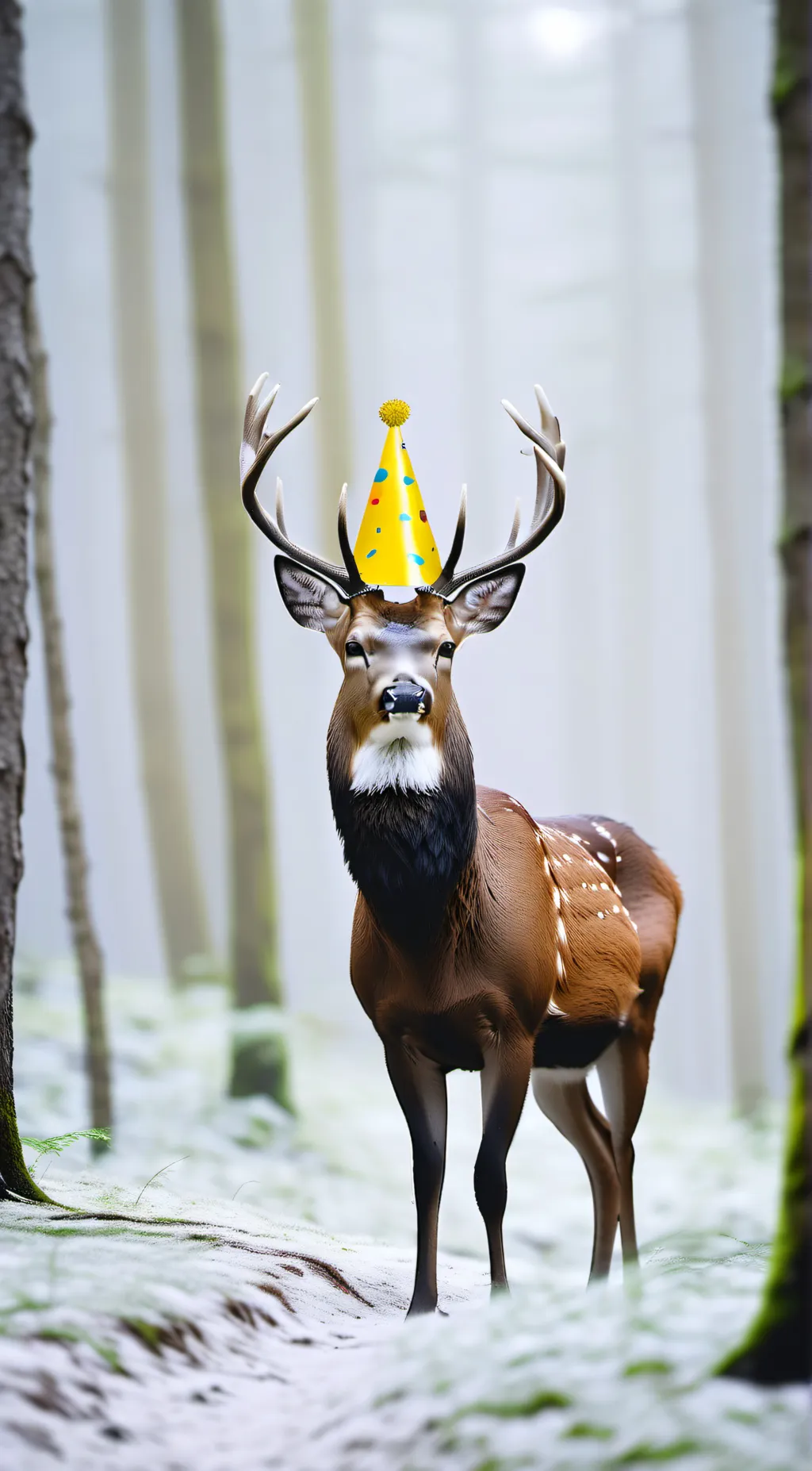 ai character: deer background