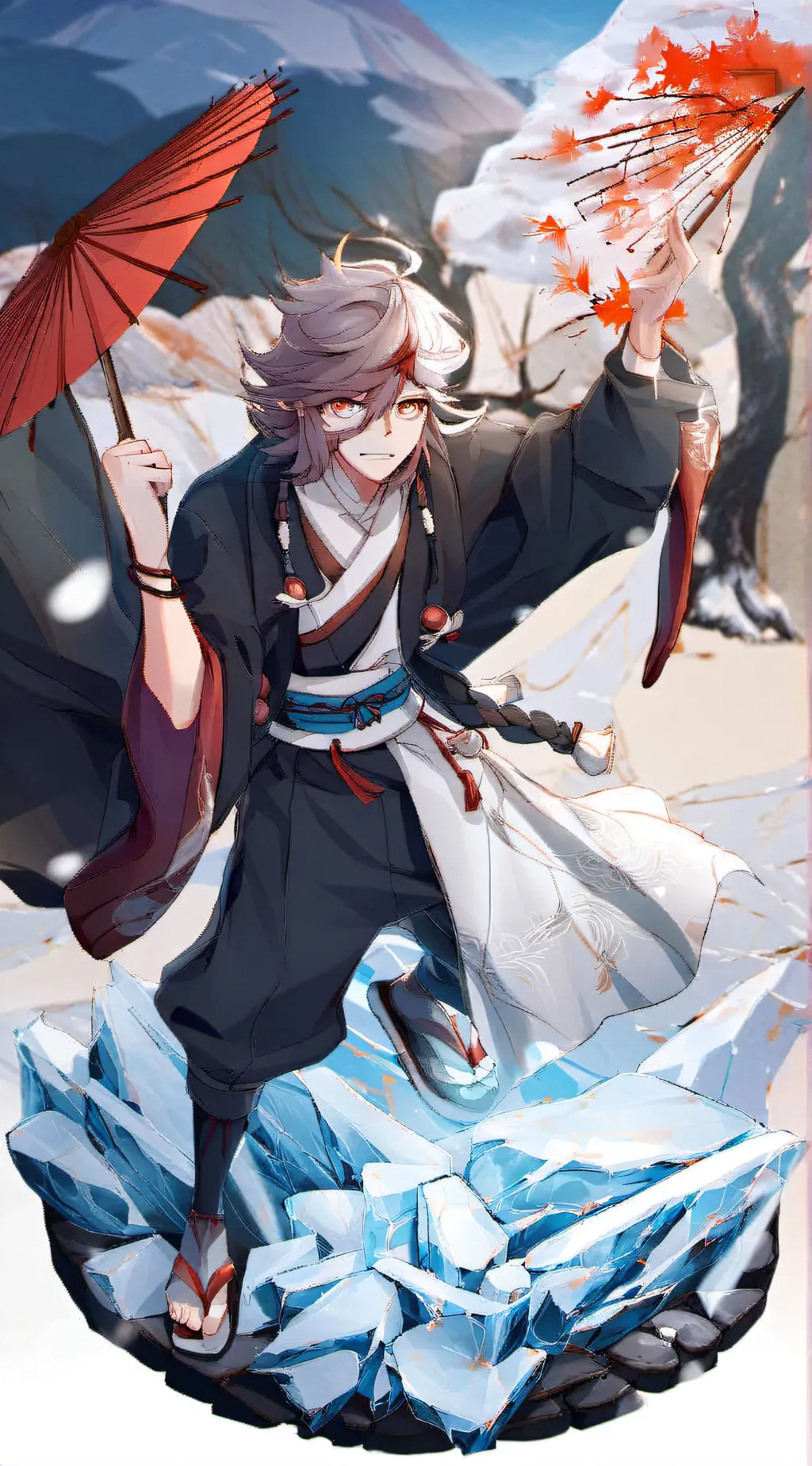 ai character: douma  background