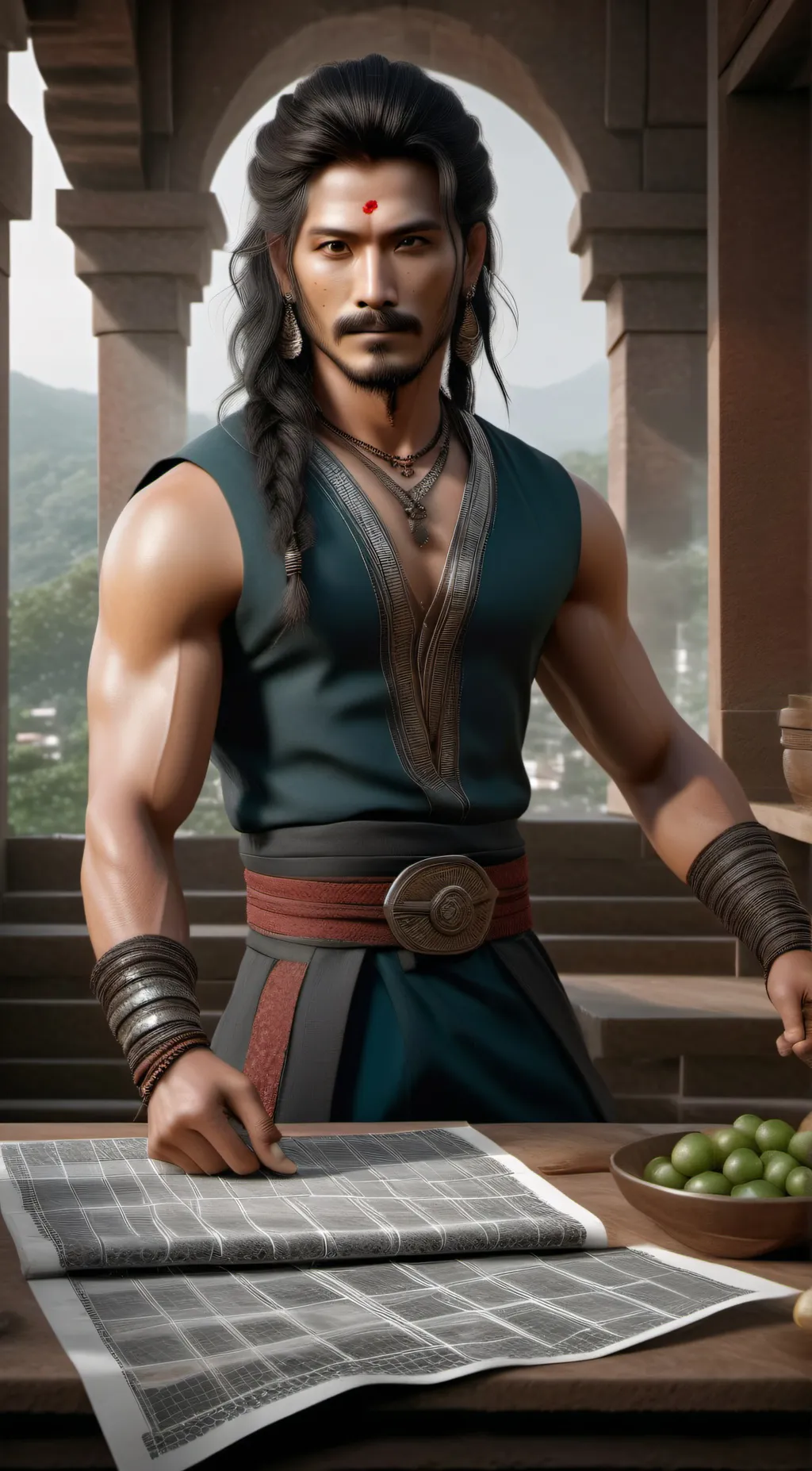 ai character: Kurokiba background