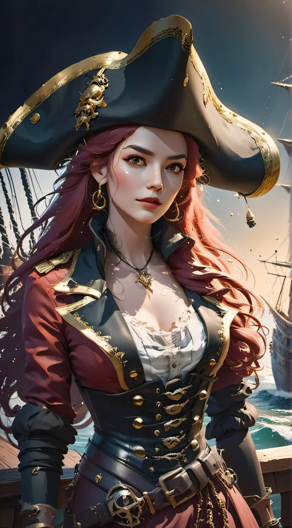 ai character: Captain Lydia background