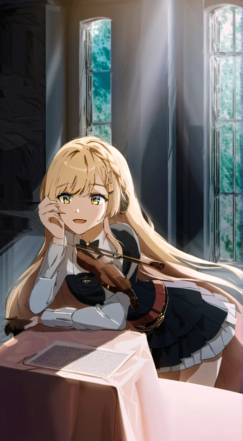 ai character: shirakawa (luna) background