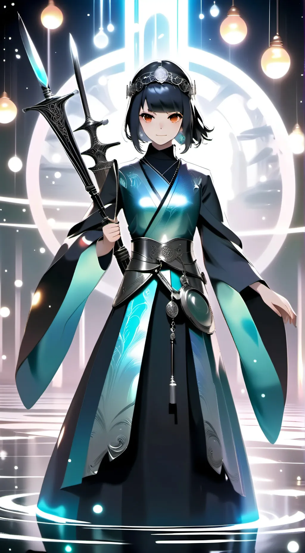 ai character: guardian angel  background