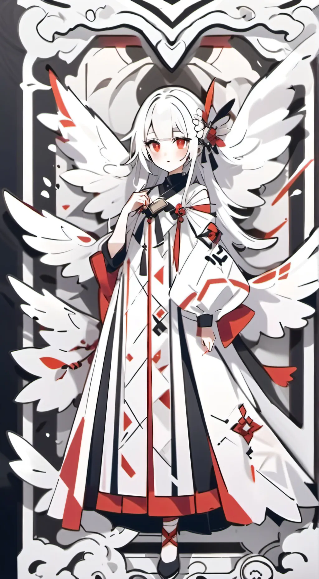 ai character: guardian angel background