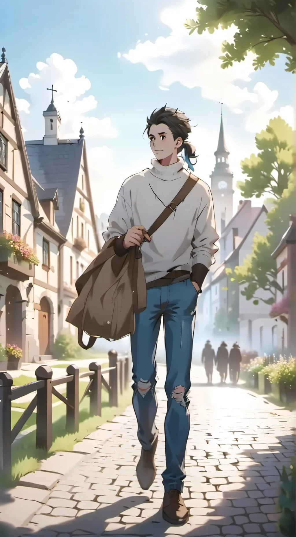 ai character: town if femboys background