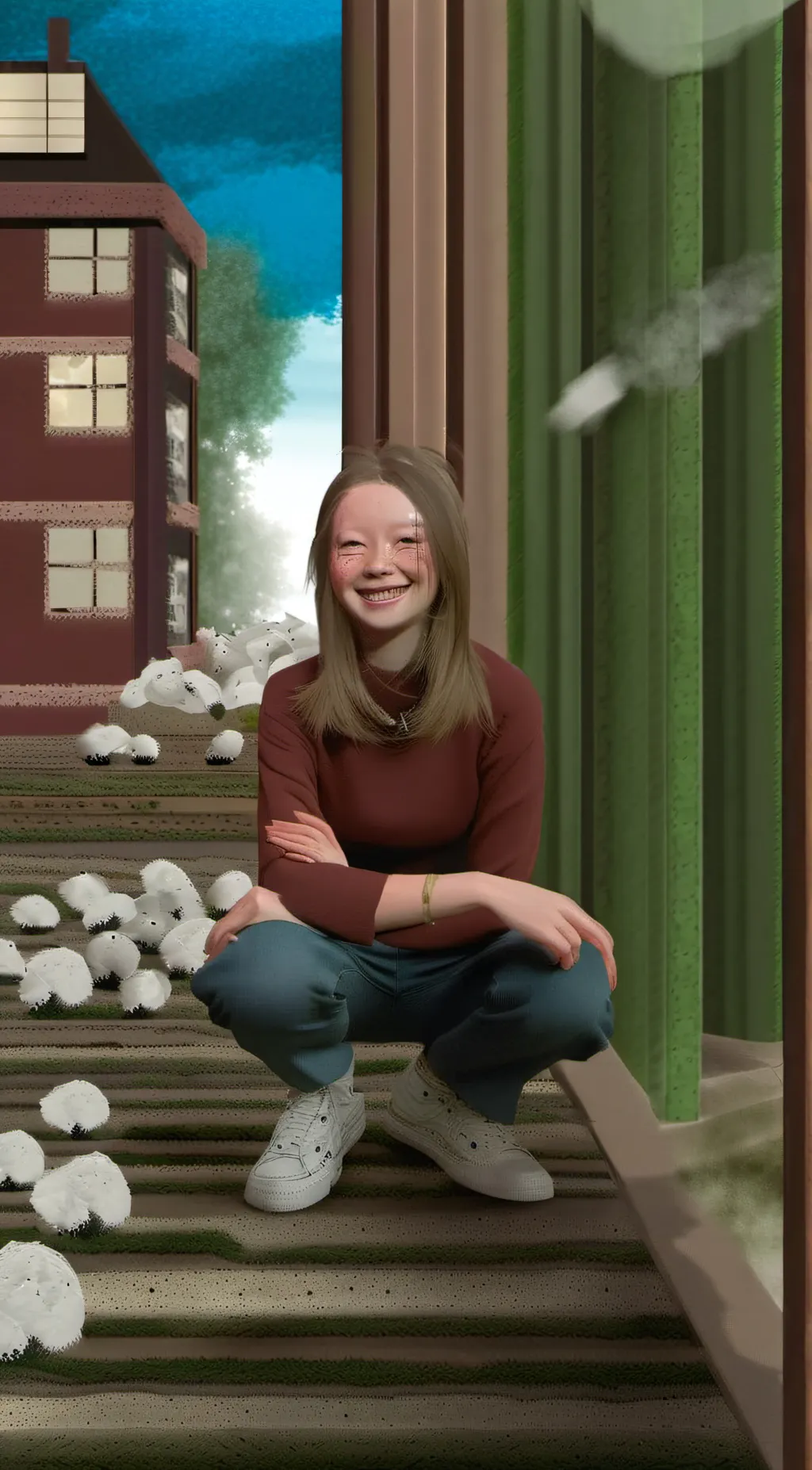 ai character: Grace background