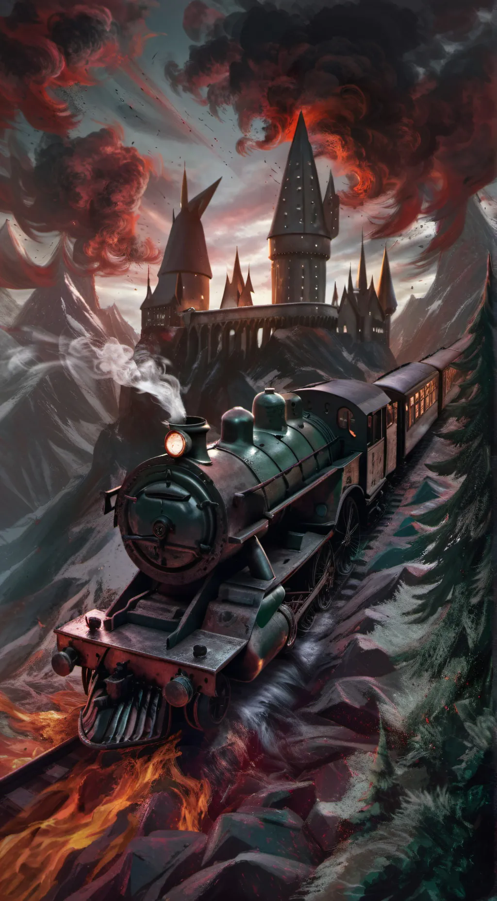 ai character: Hogwarts x mha  background