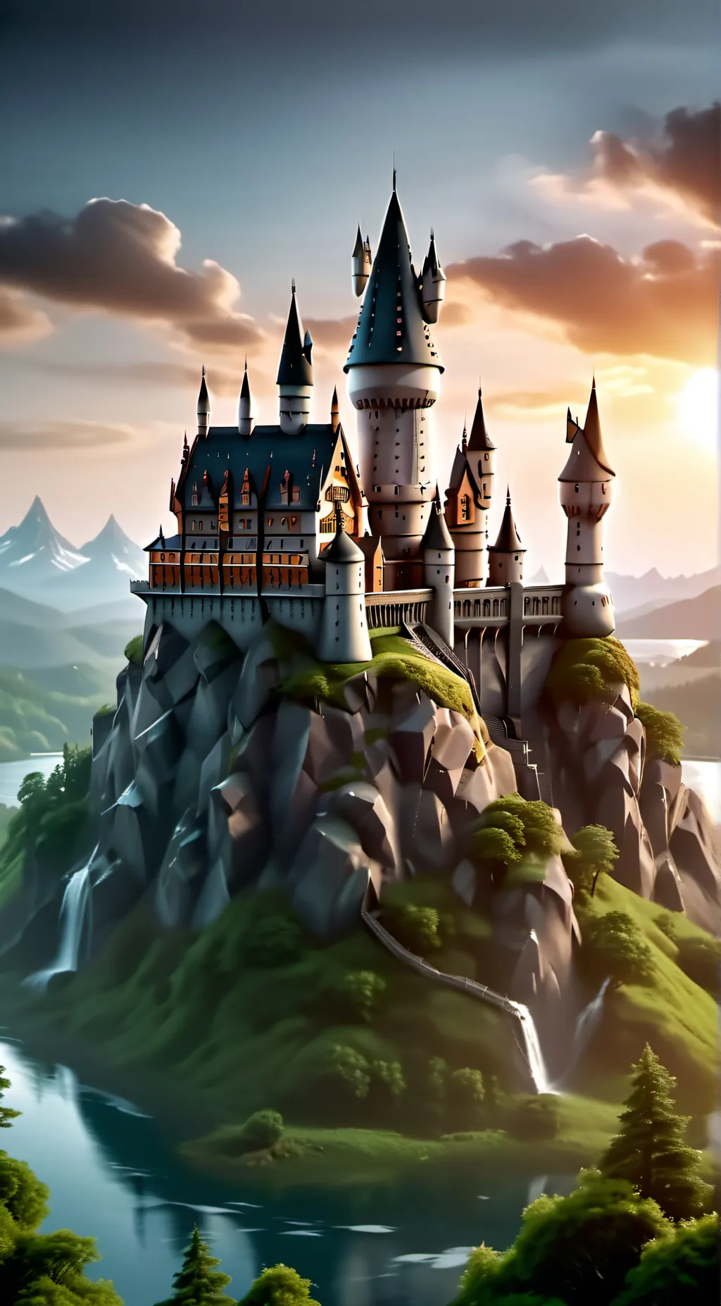 ai character: Hogwarts background