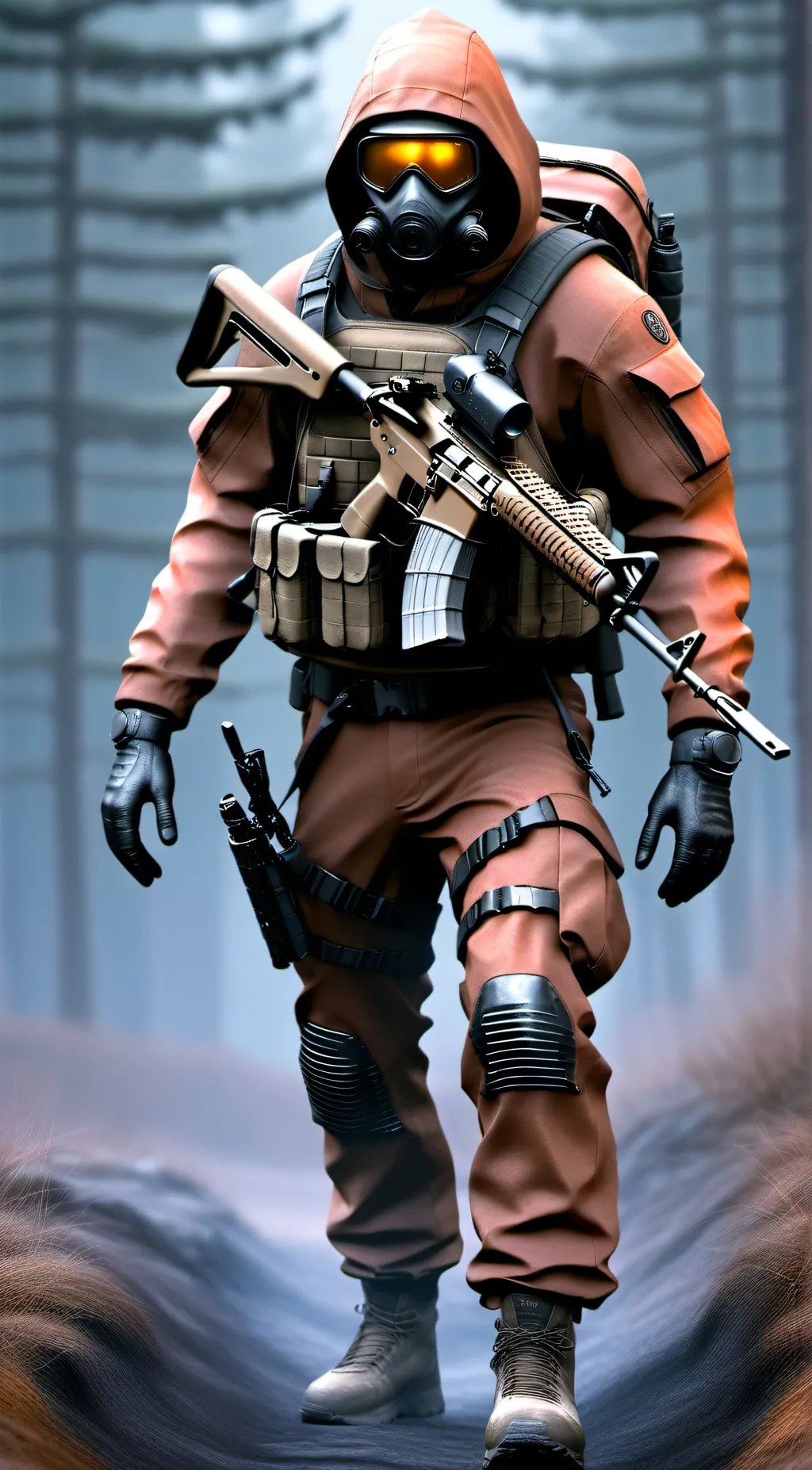 ai character: Operator Ragnar background