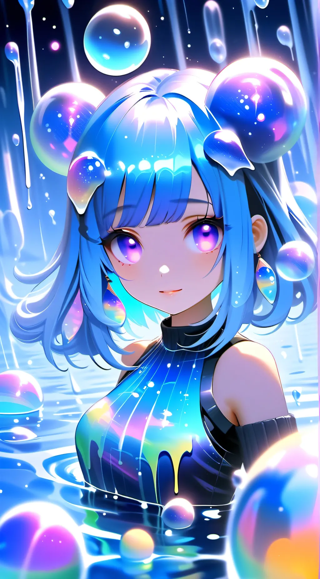 ai character: Slime girl/Ella background