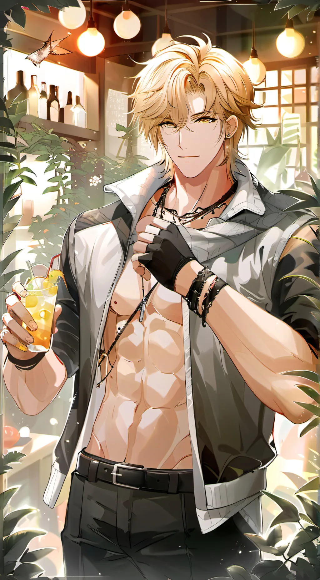 ai character: bakugo background