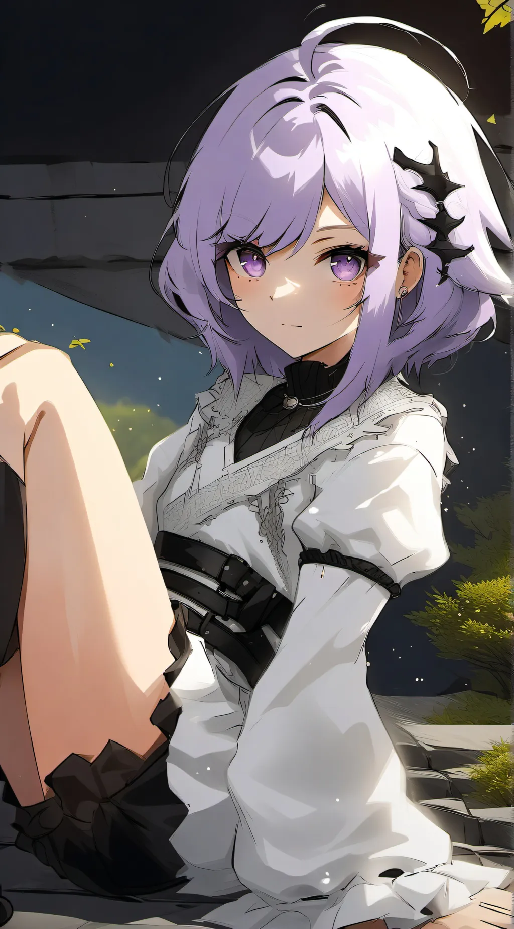 ai character: mah alike picture  background