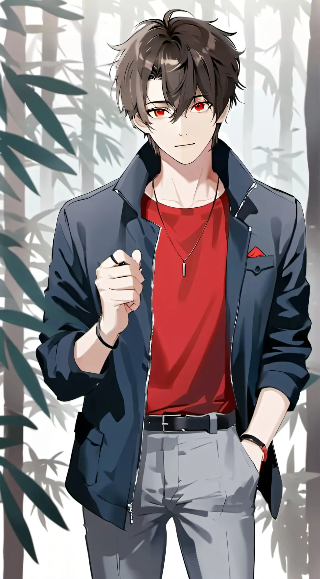 ai character: Dawid  background