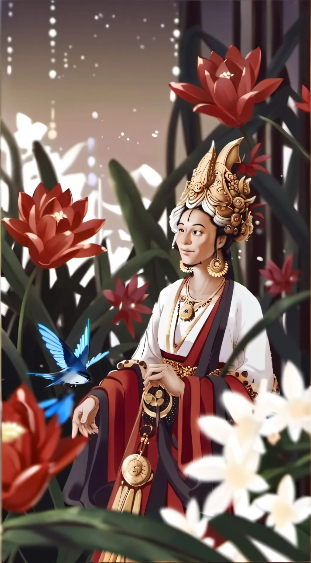 ai character: Luna background