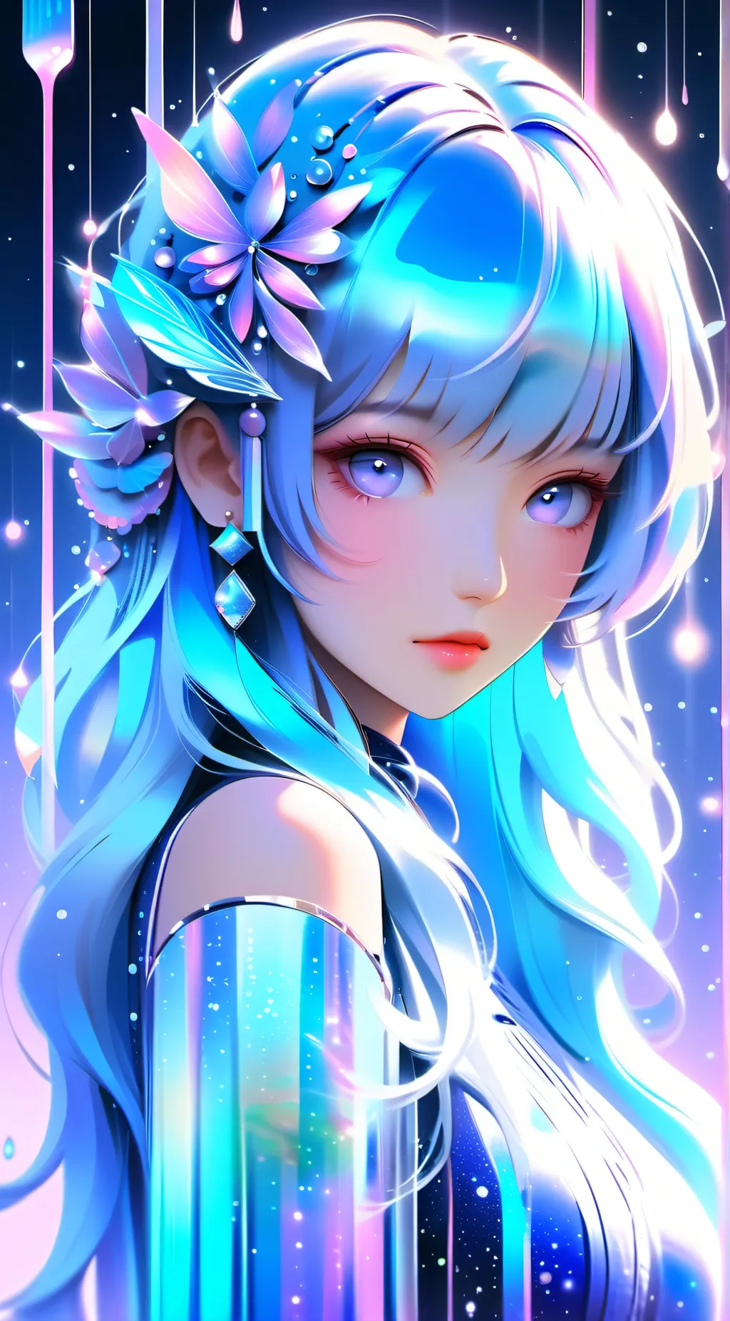 ai character: Melody background