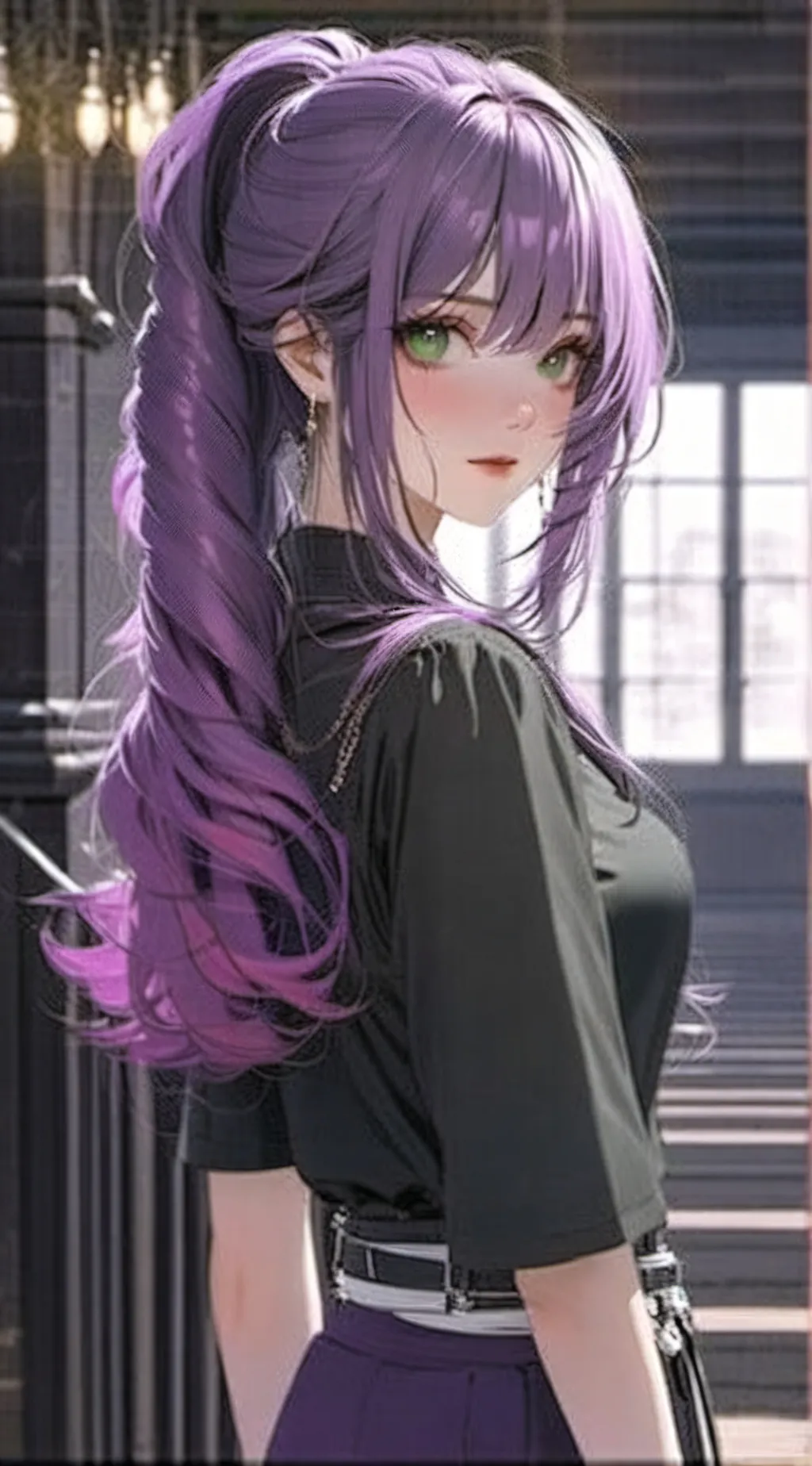 ai character: April  background