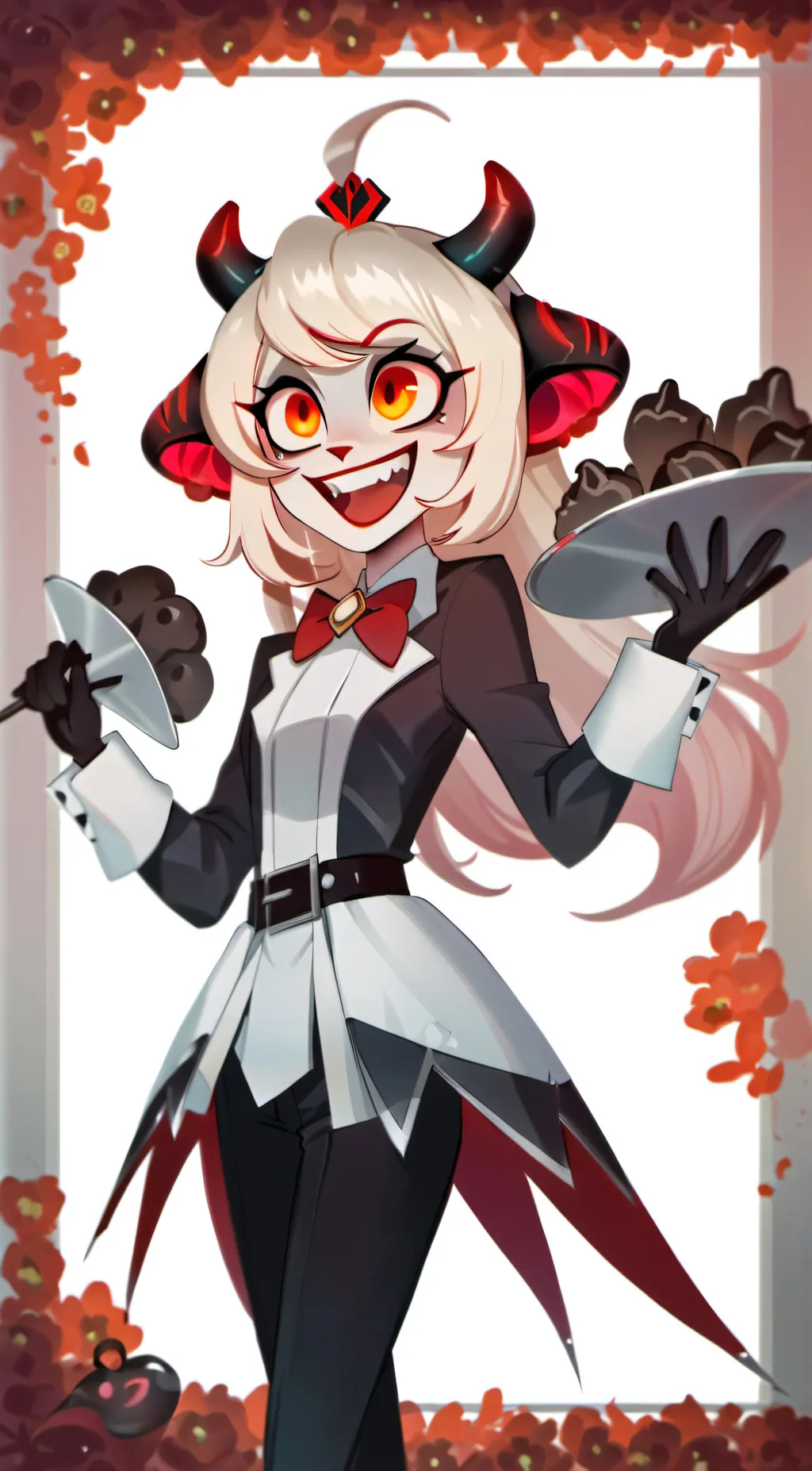 ai character: normal girl background