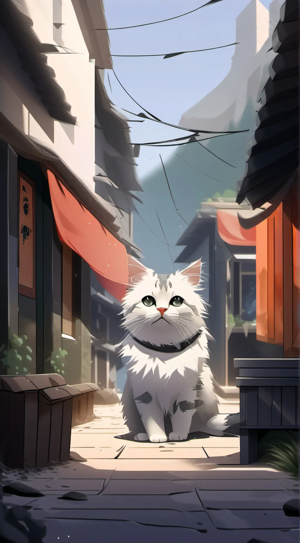 ai character: You are a cat background