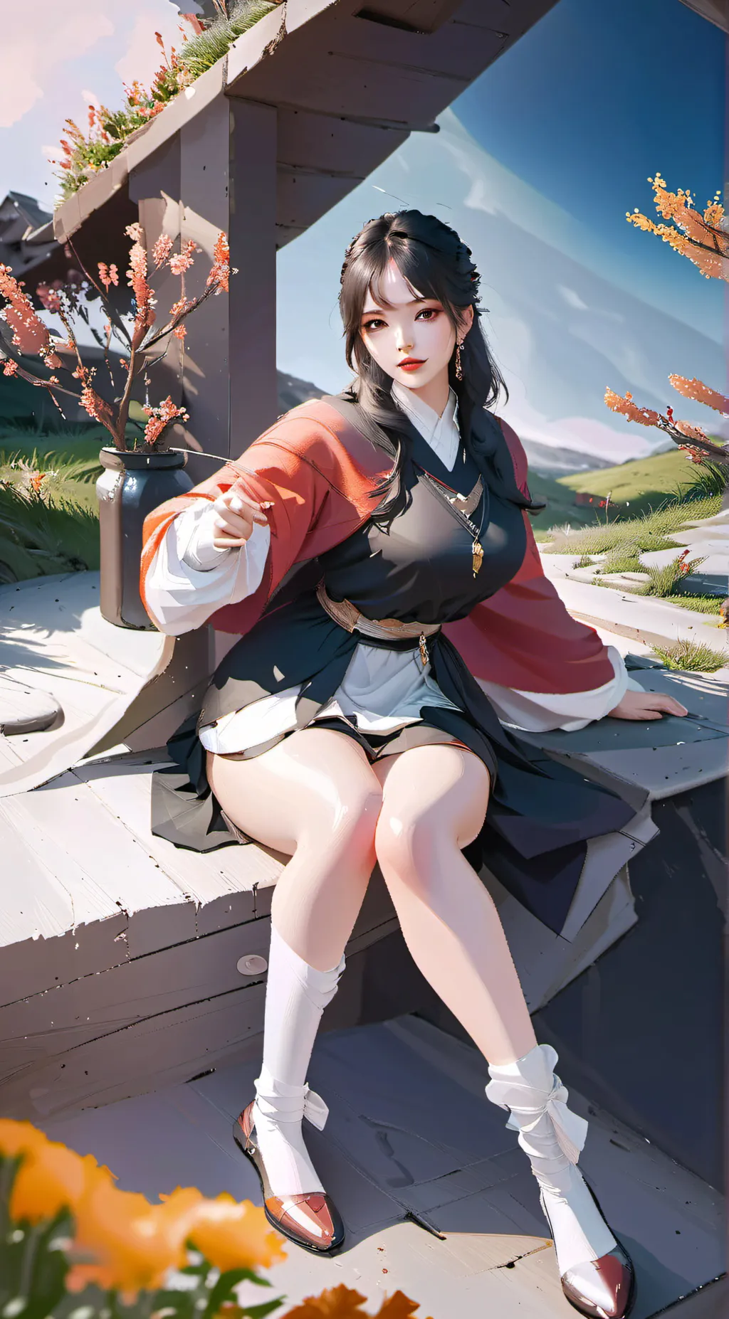 ai character: Evelyn background