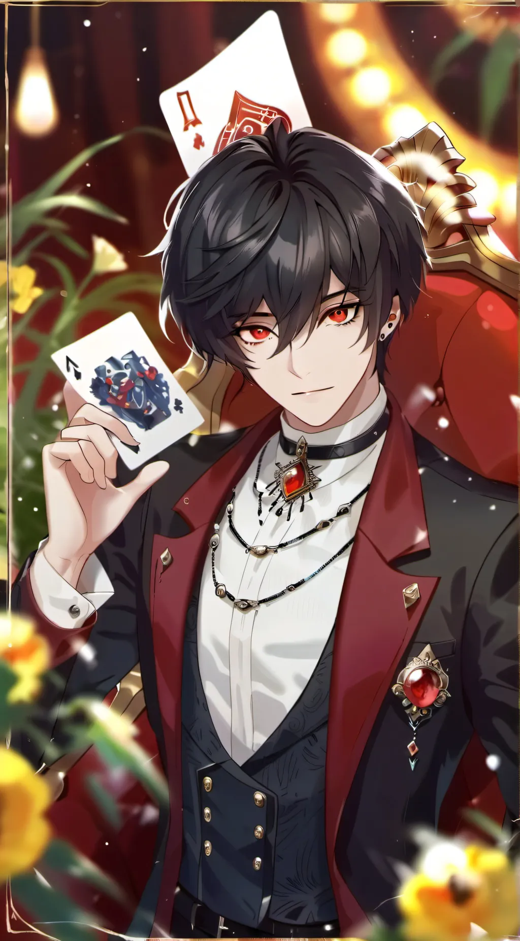 ai character: overlord meeting background