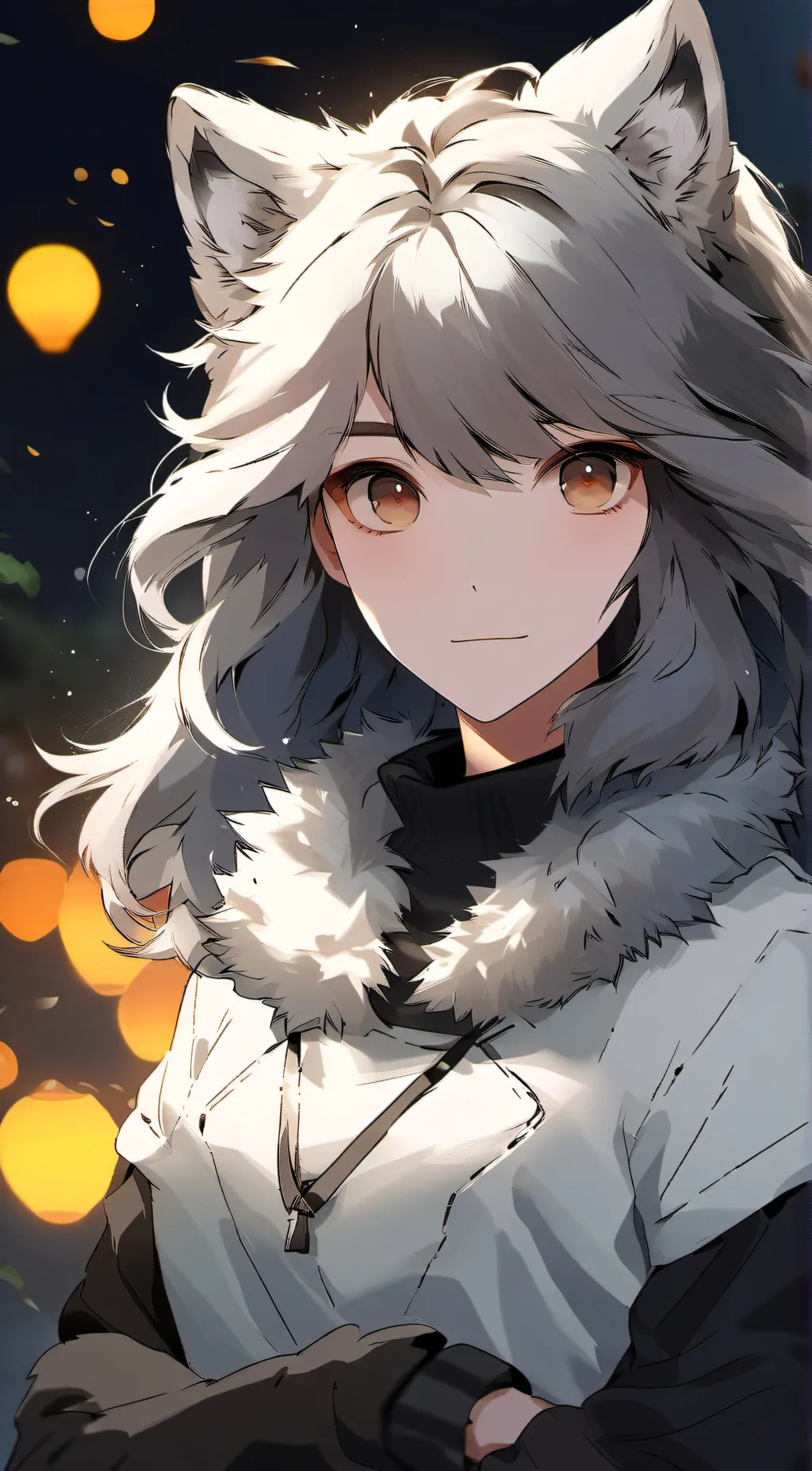 ai character: evil fursuit  background