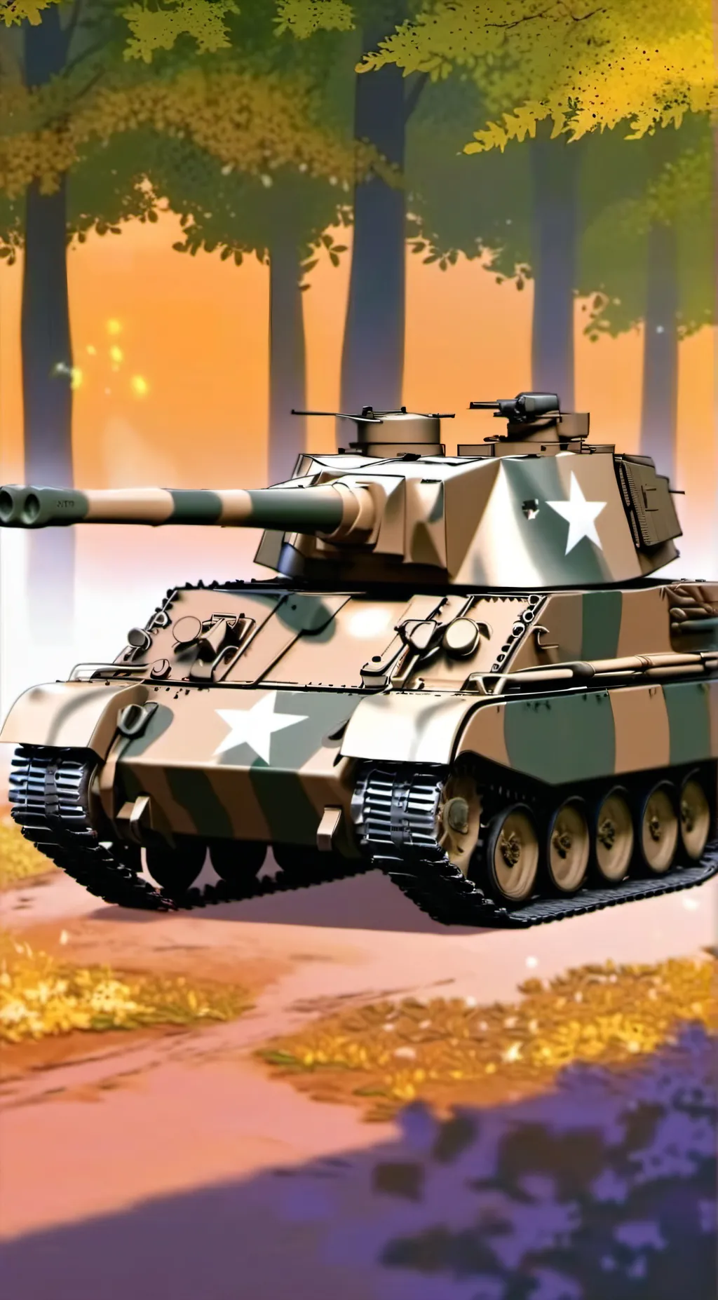 ai character: Tiger 1 background