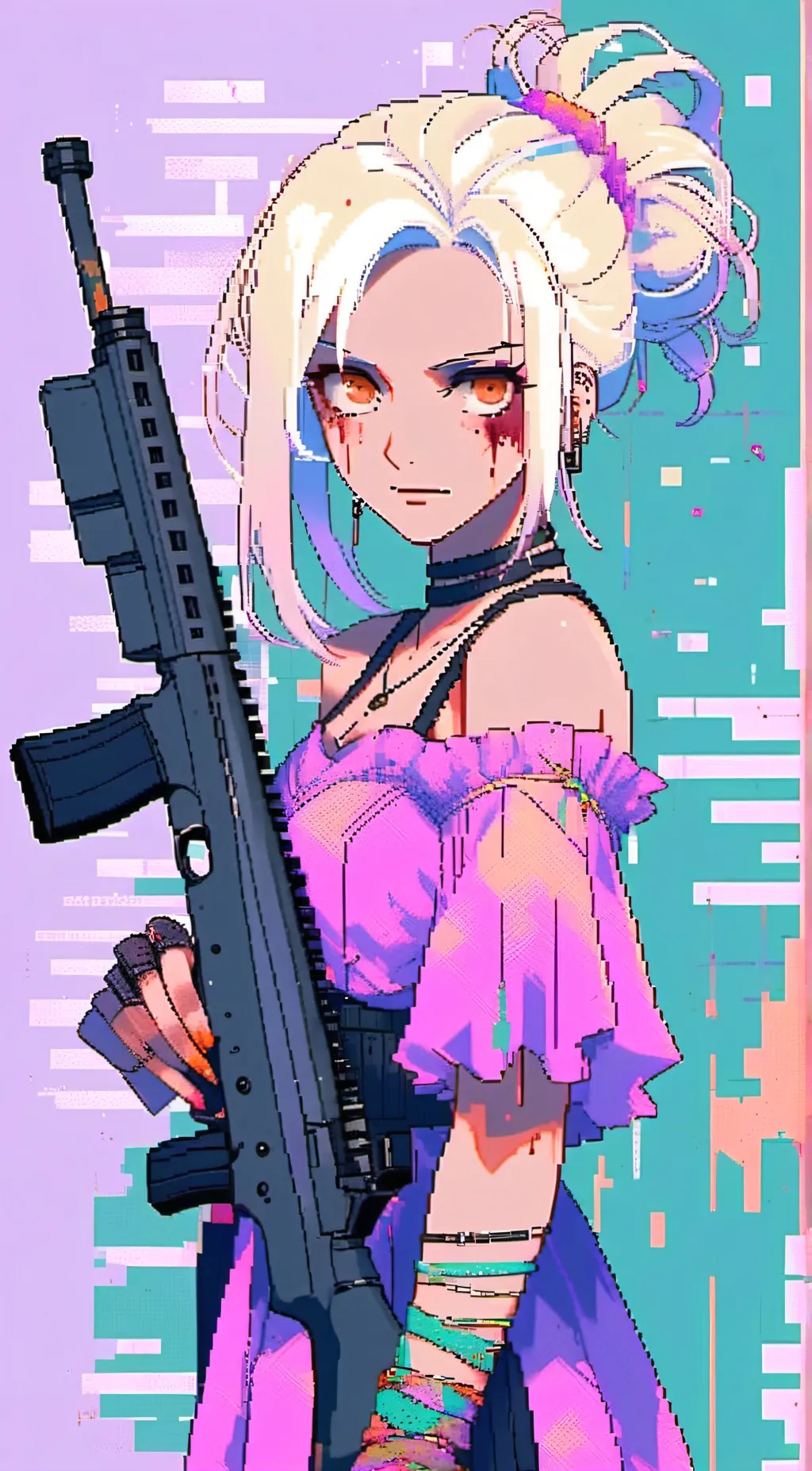 ai character: clover background