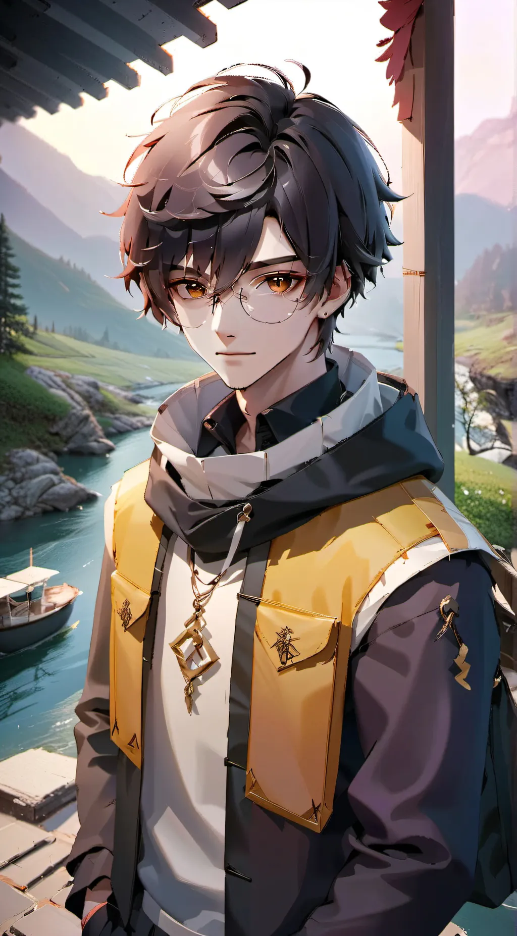 ai character: Gustavo  background