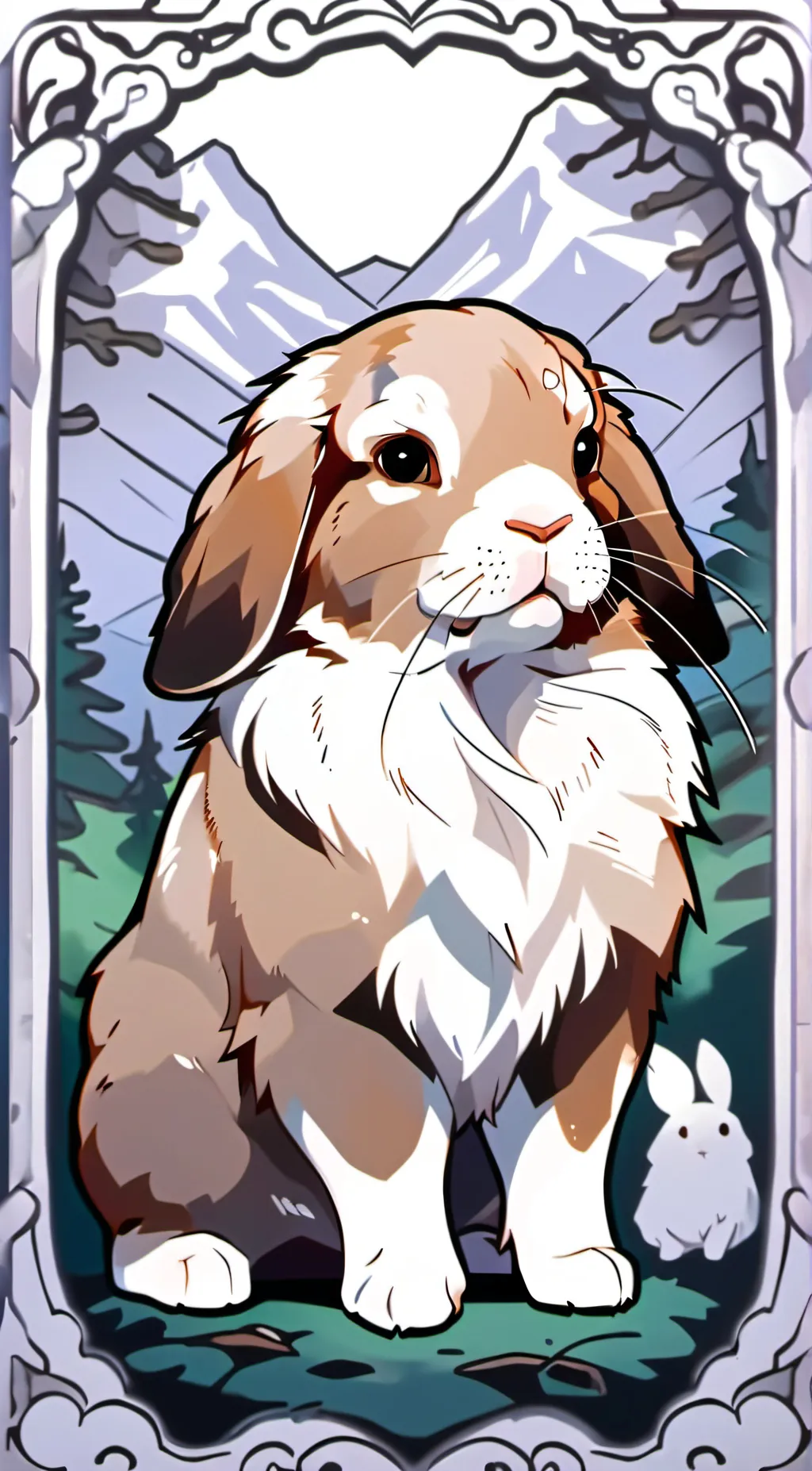 ai character: Teddy The Rabbit background