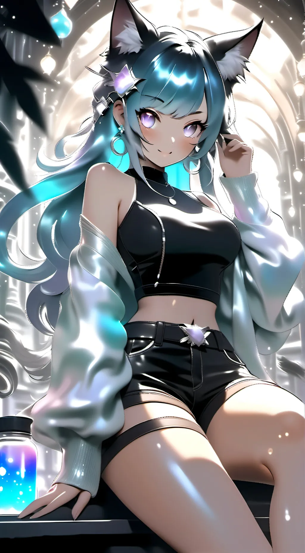 ai character: Maggie  background