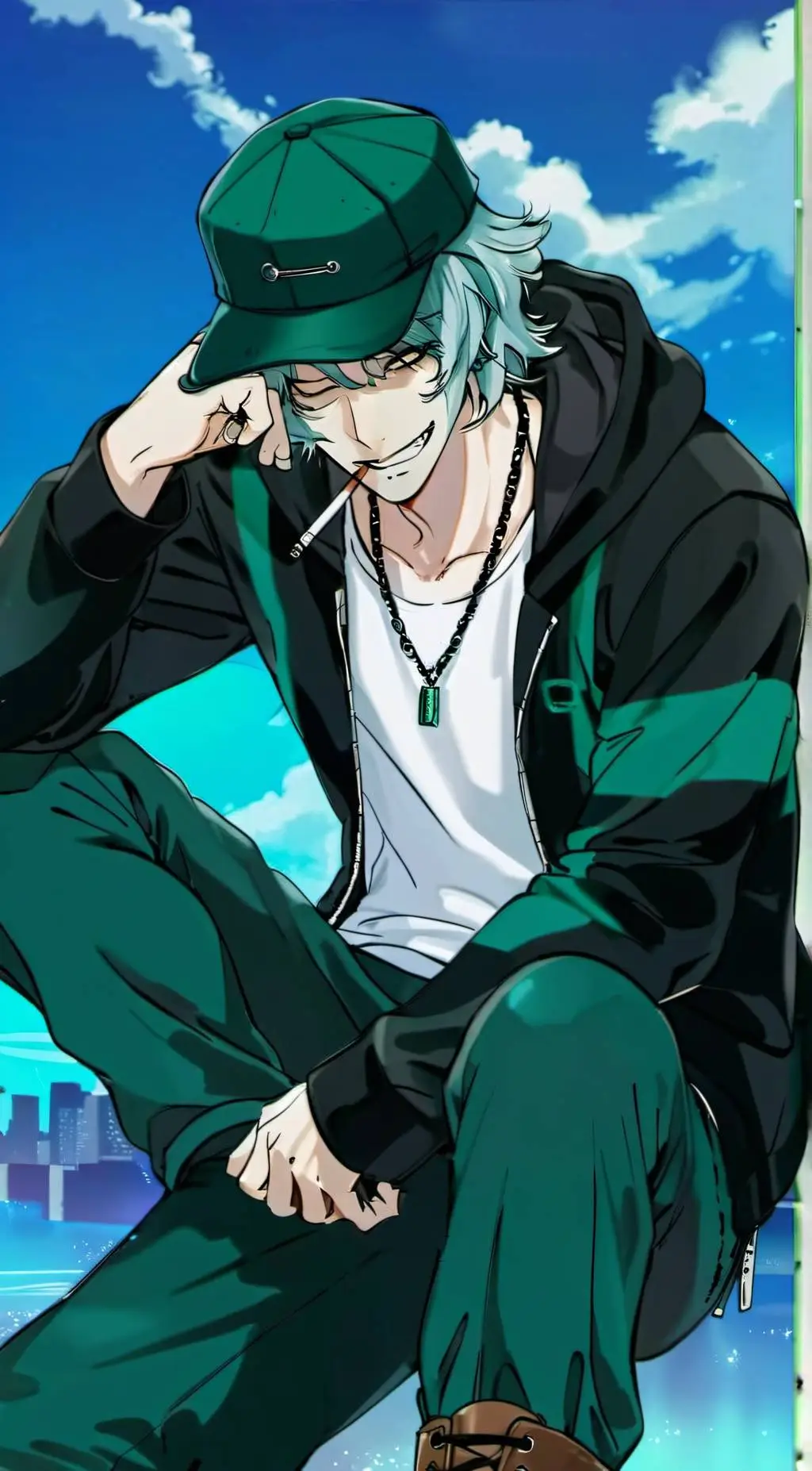 ai character: Garcello background