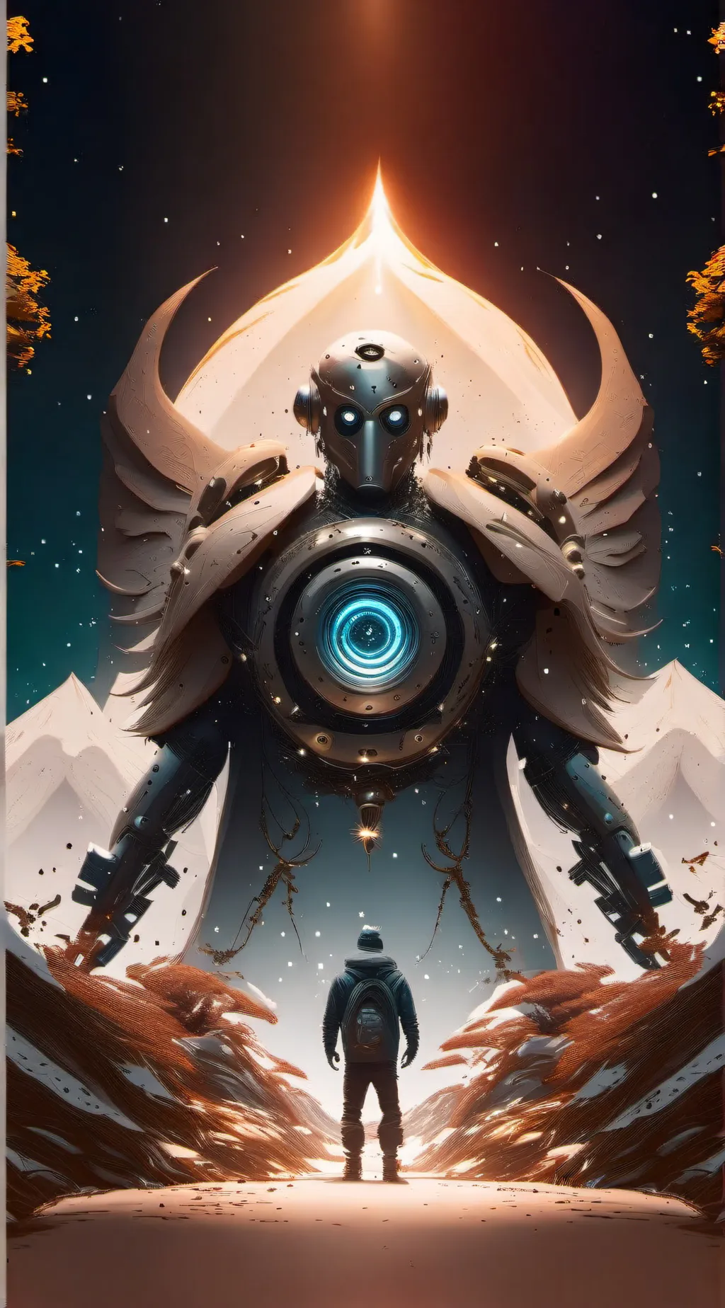 ai character: beep background