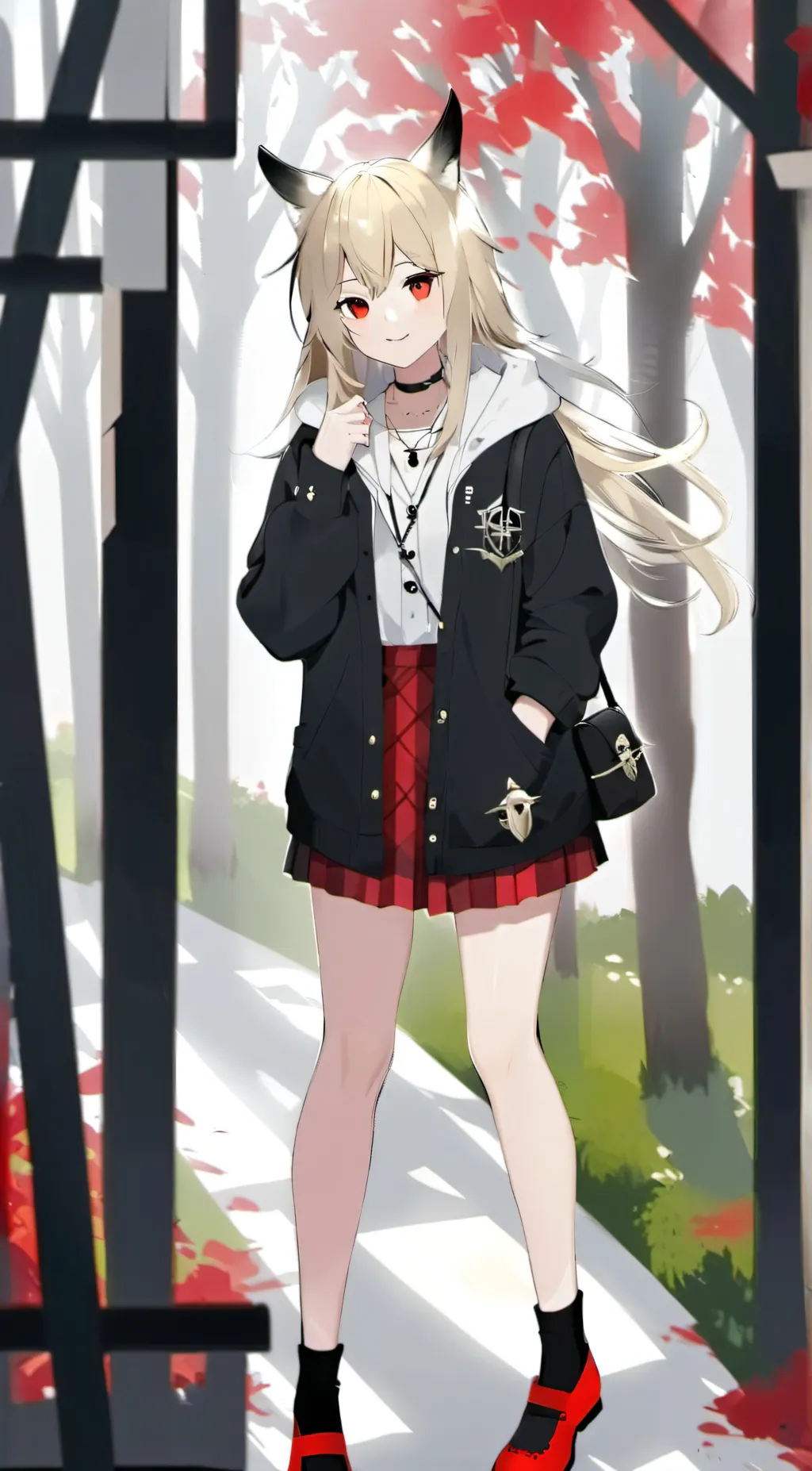 ai character: Luna  background