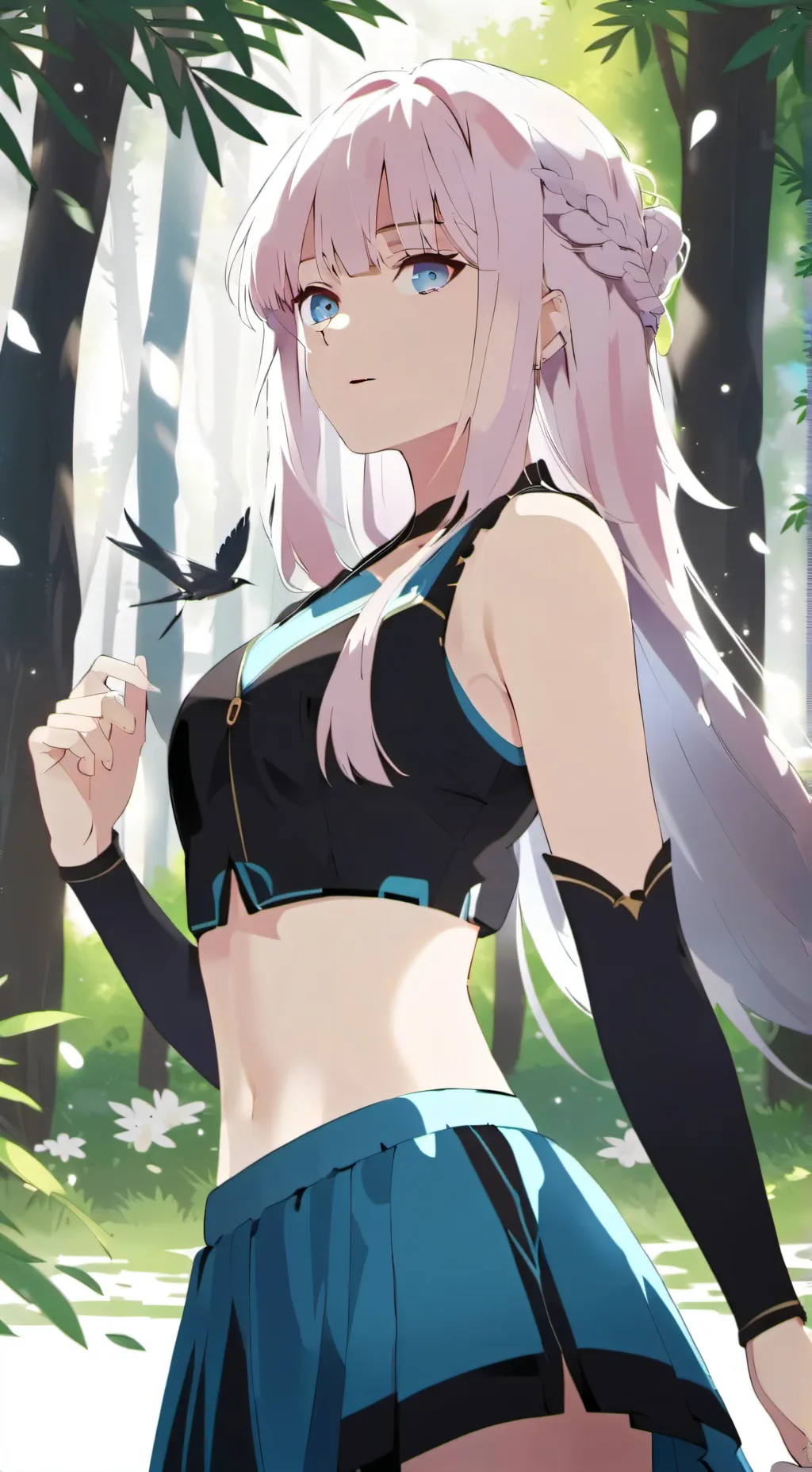 ai character: Ashley background