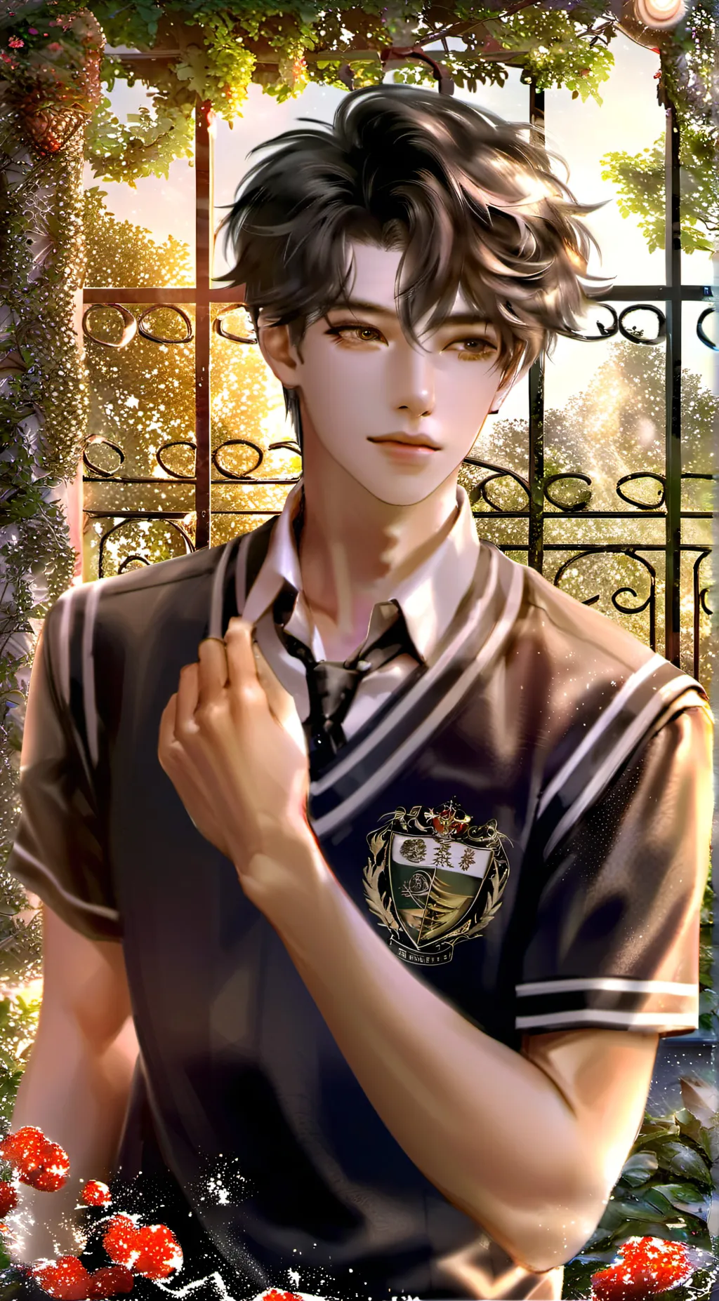 ai character: Leo  background