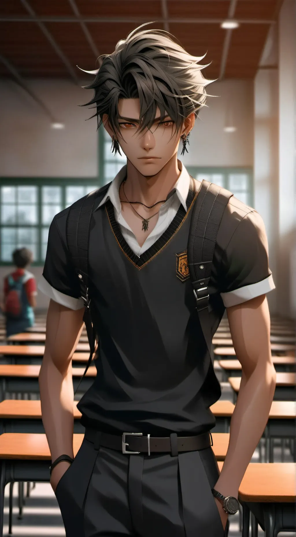 ai character: Asher background