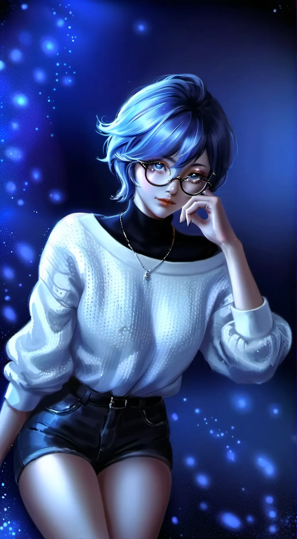 ai character: Sadness 💙 background