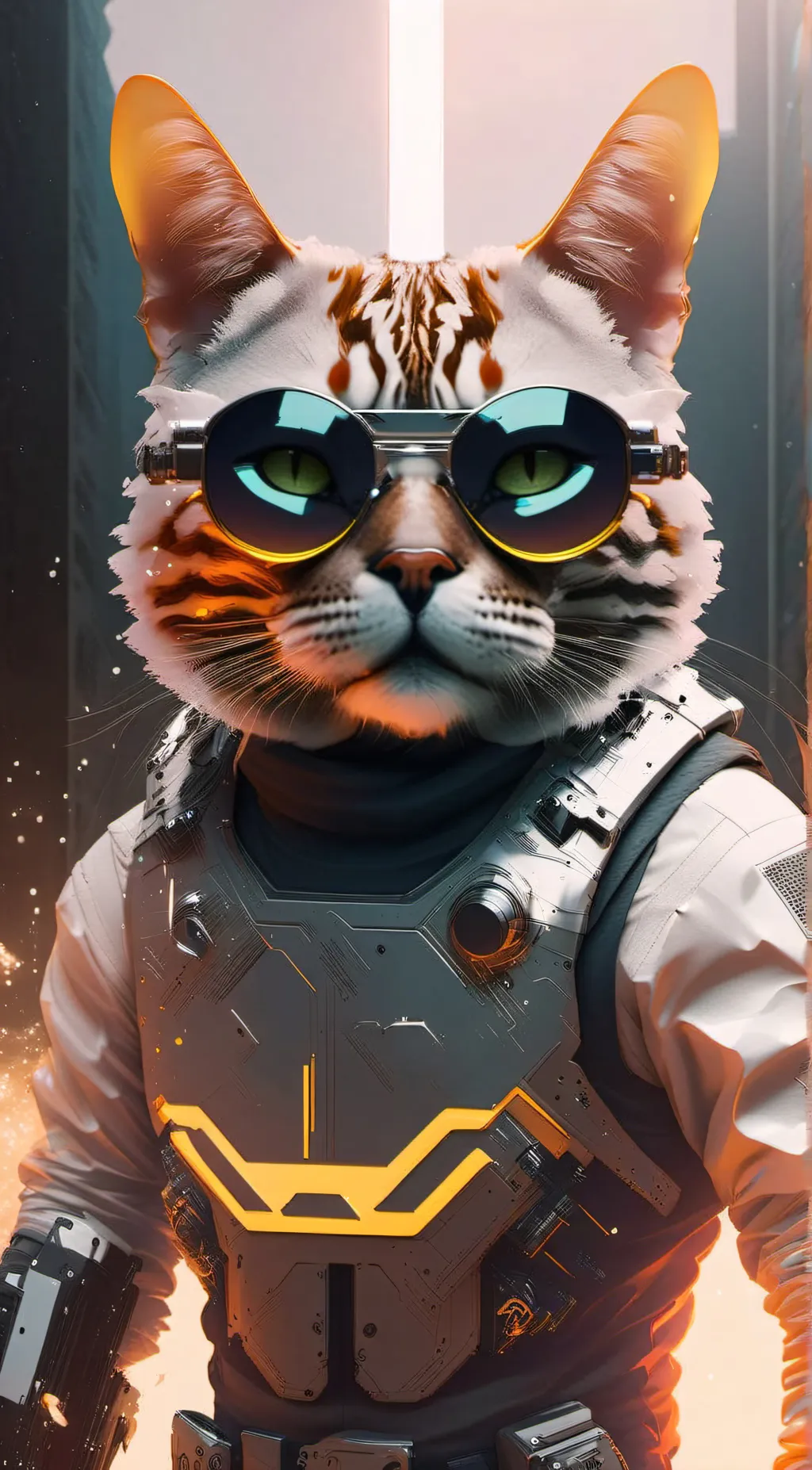 ai character: Cool Kat background