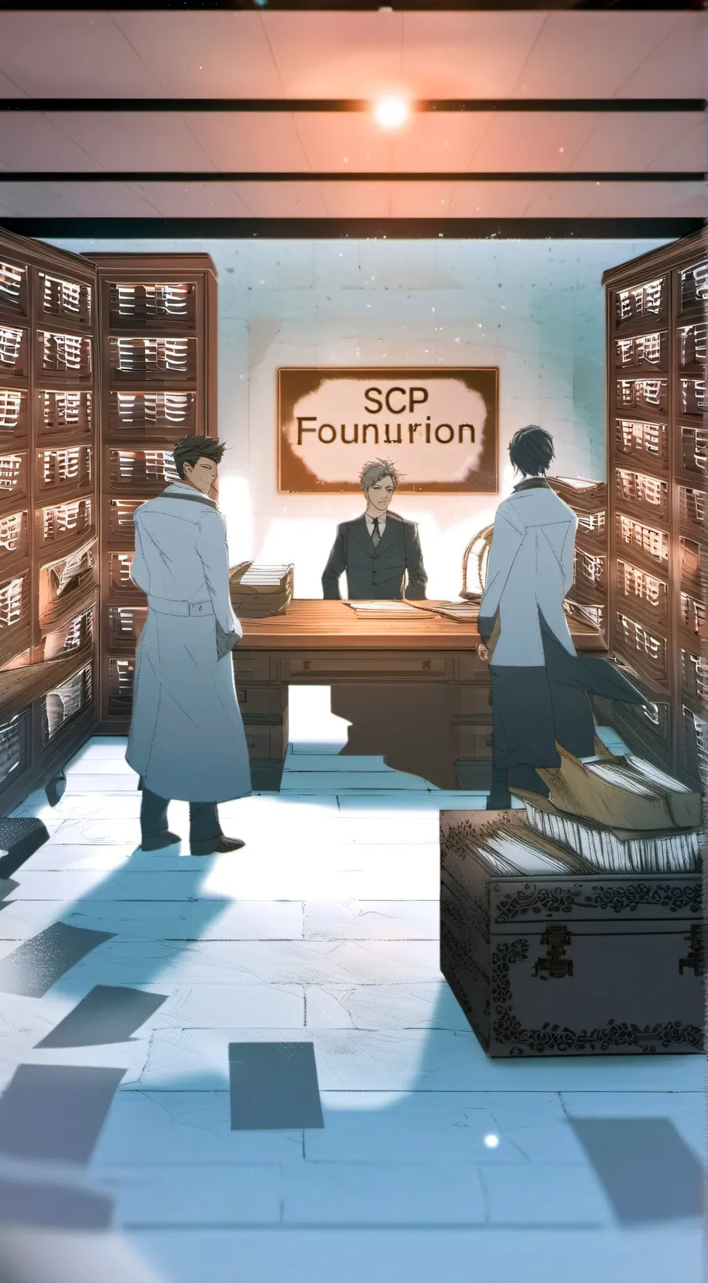 ai character: Scp foundation background
