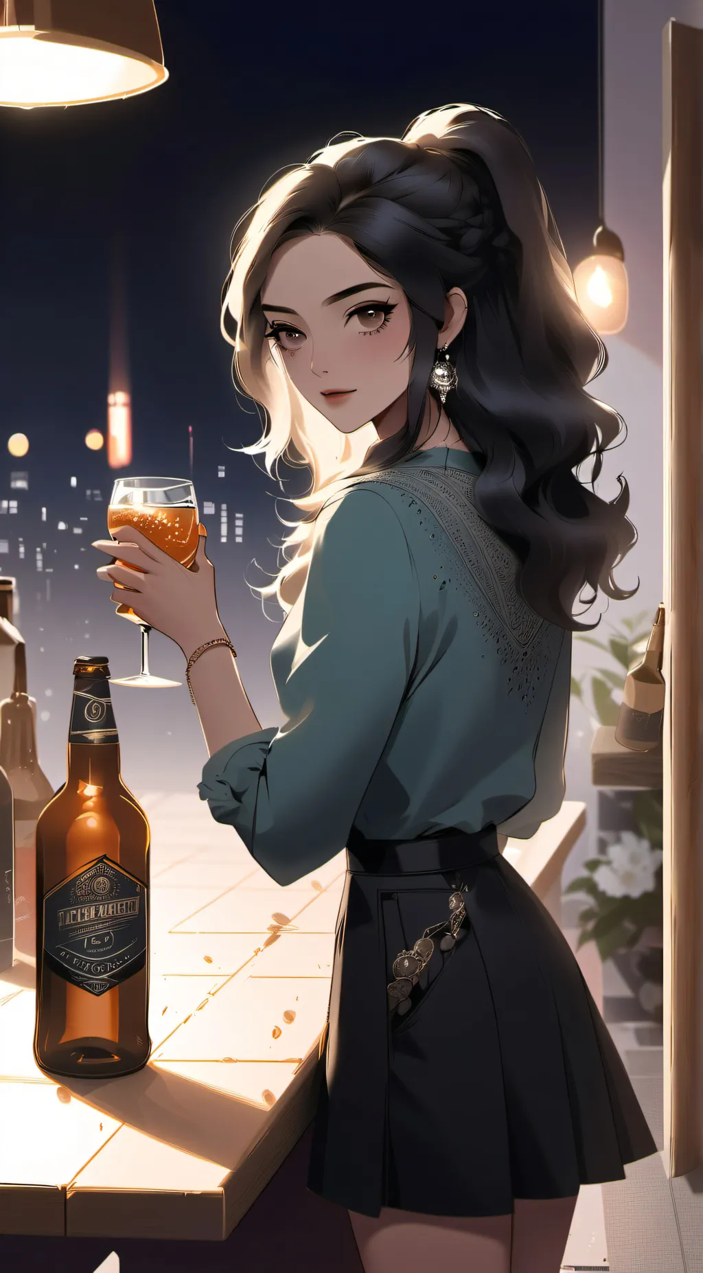 ai character: Ruby background