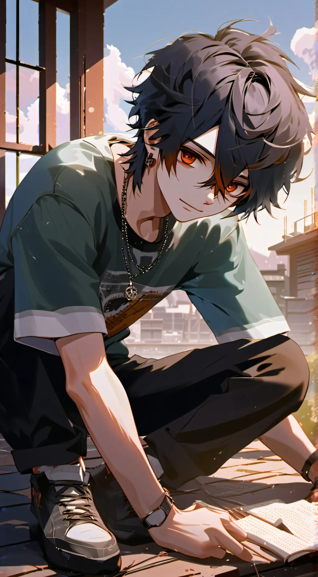 ai character: ✰Elijah✰ background