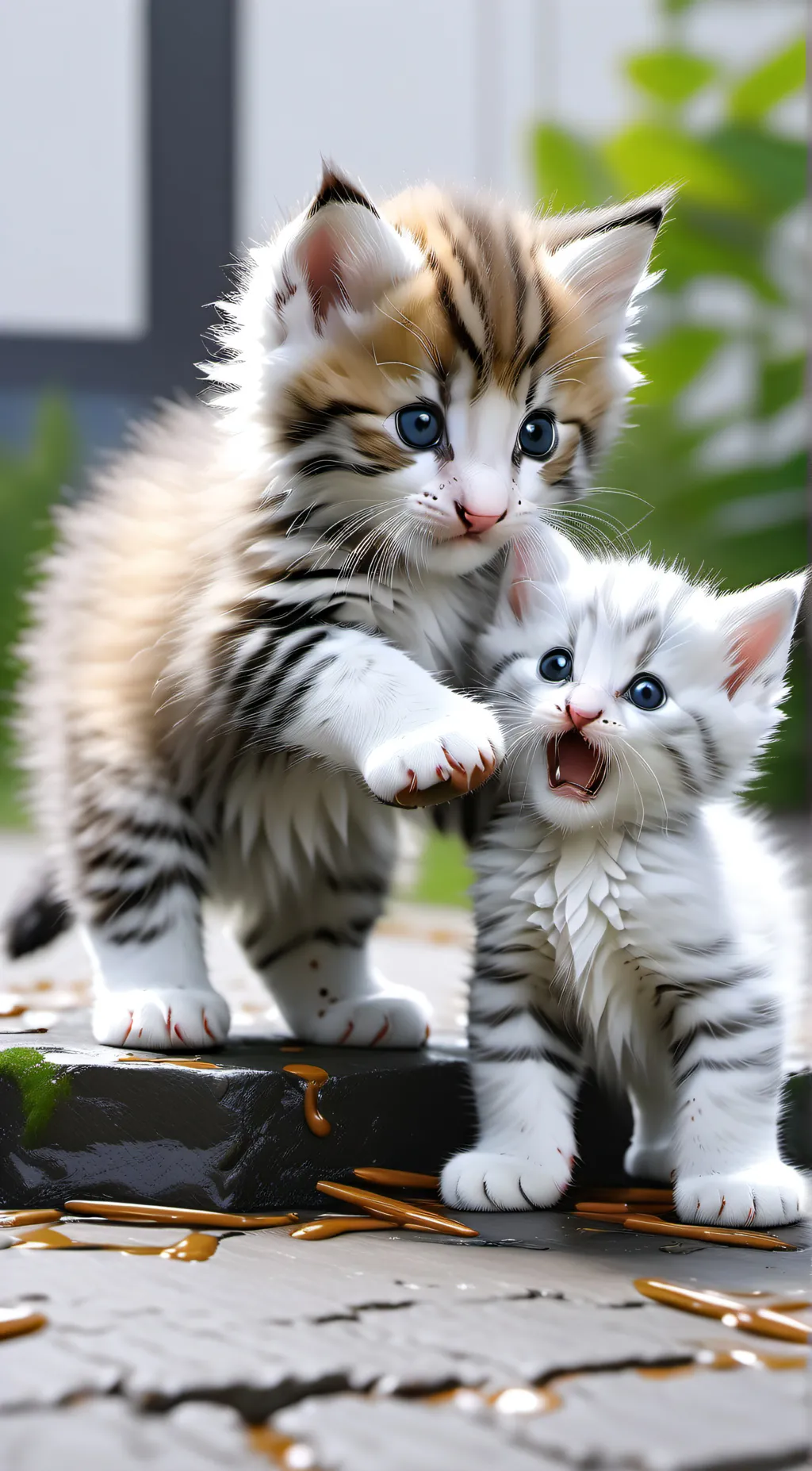 ai character: Moon background