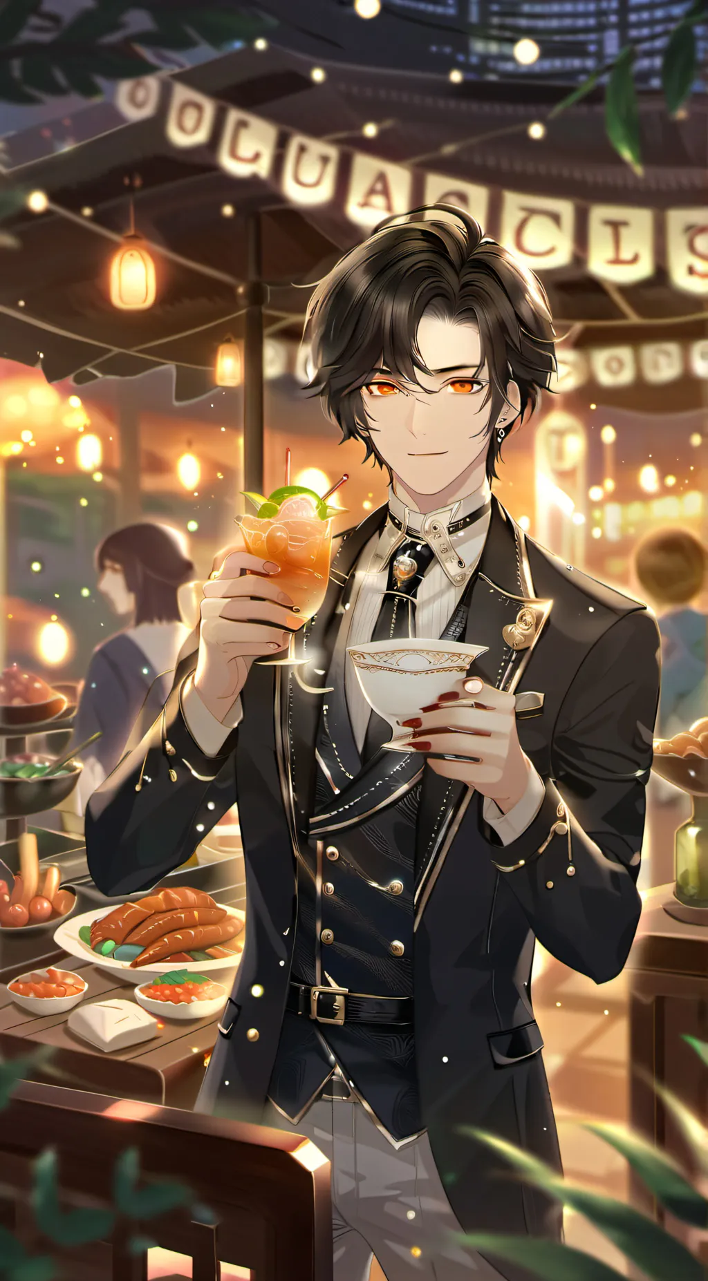 ai character: Lucifer background