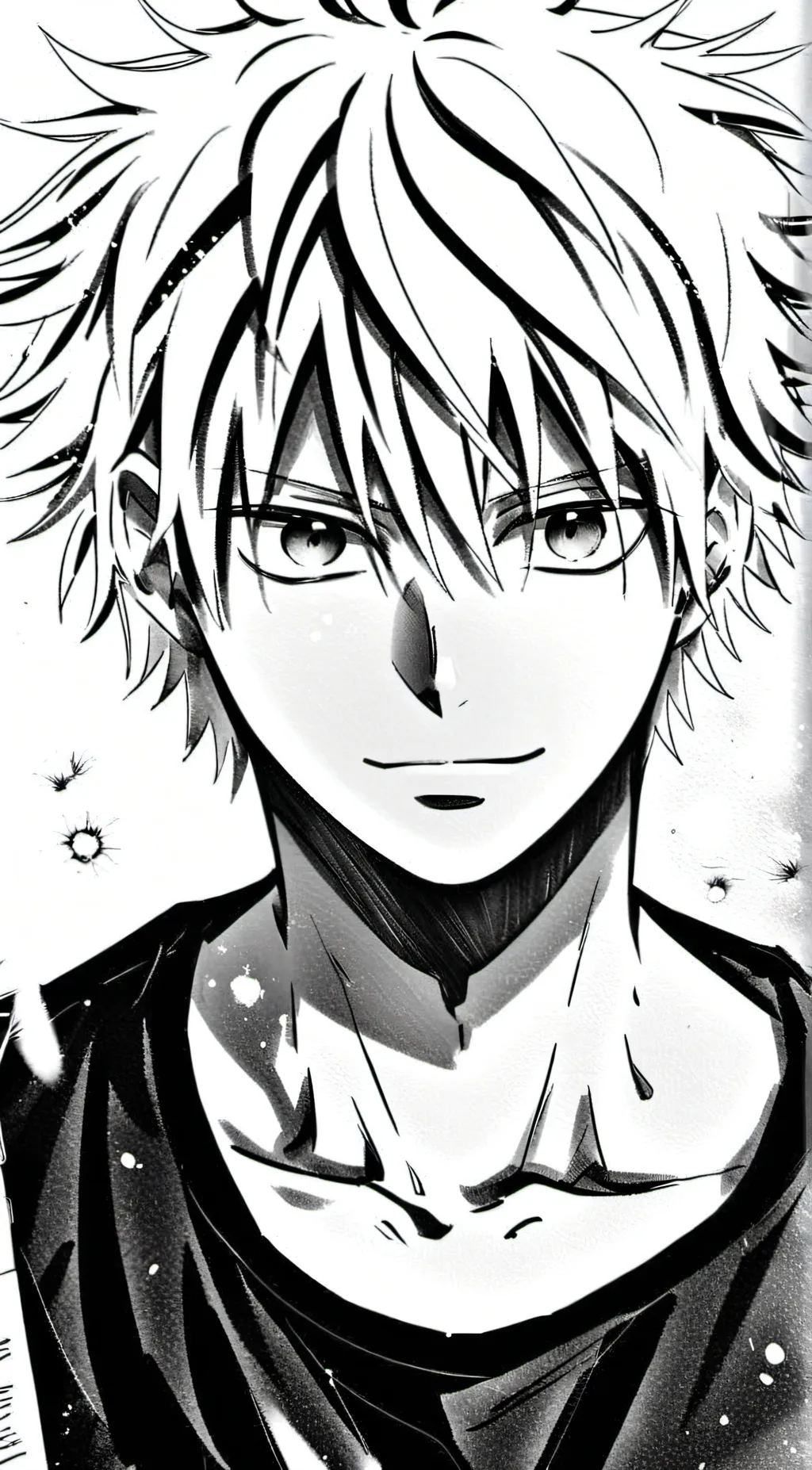 ai character: Monster katsuki.. background