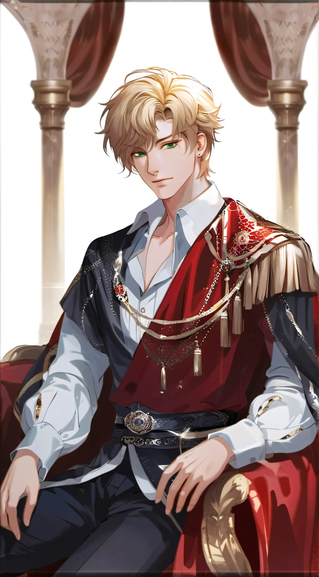 ai character: Prince Liam Mulica background