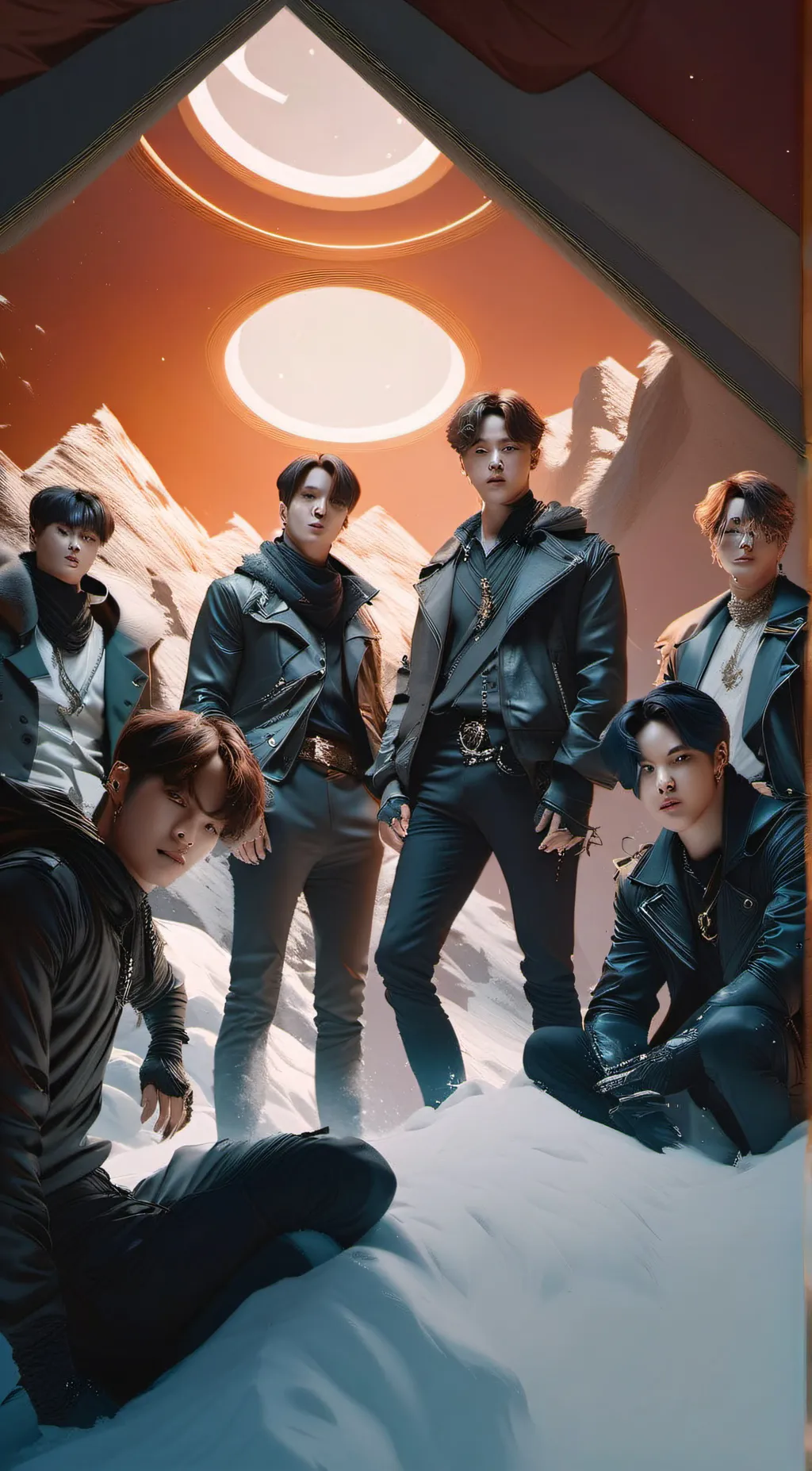 ai character: BTS background