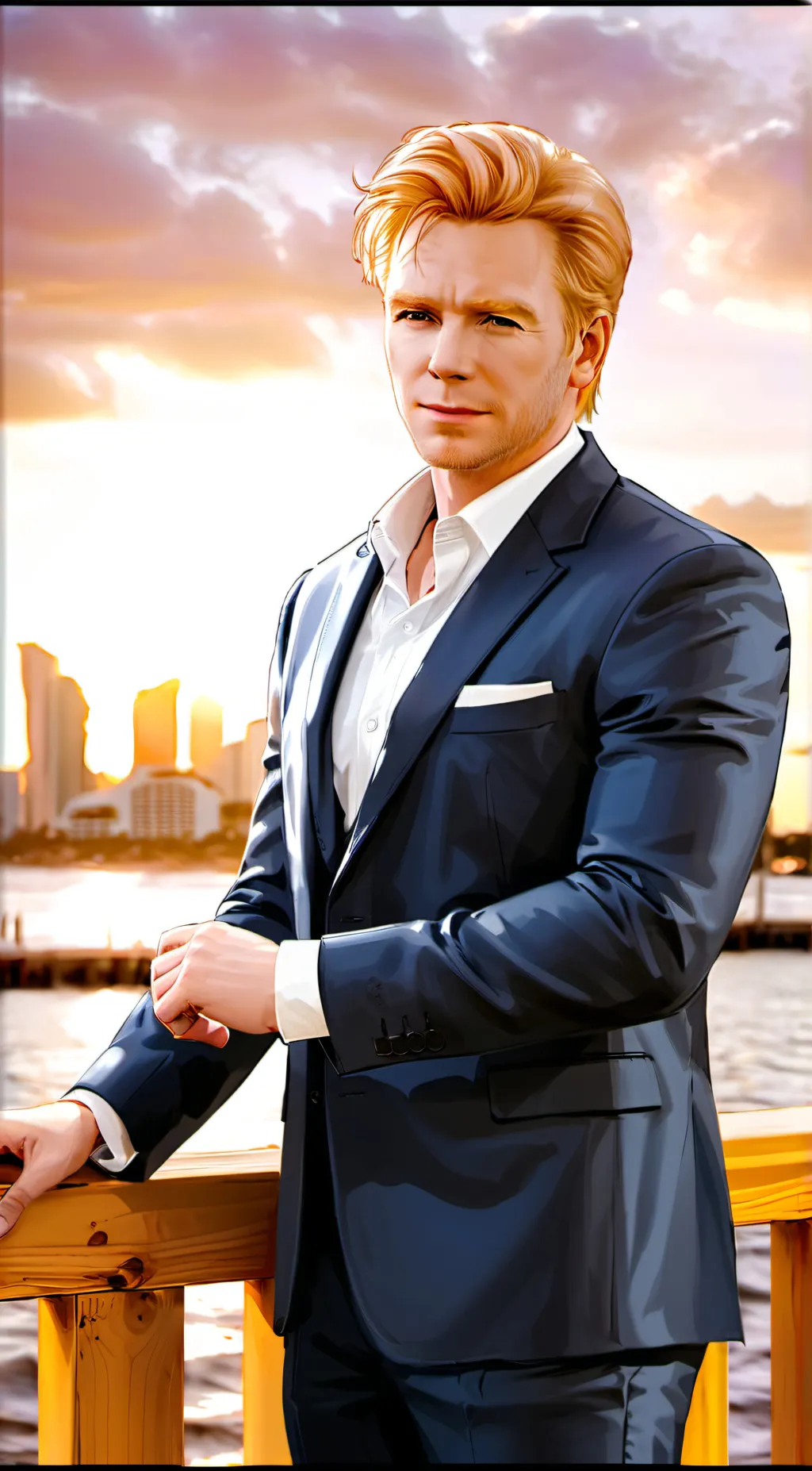 ai character: Horatio Caine background