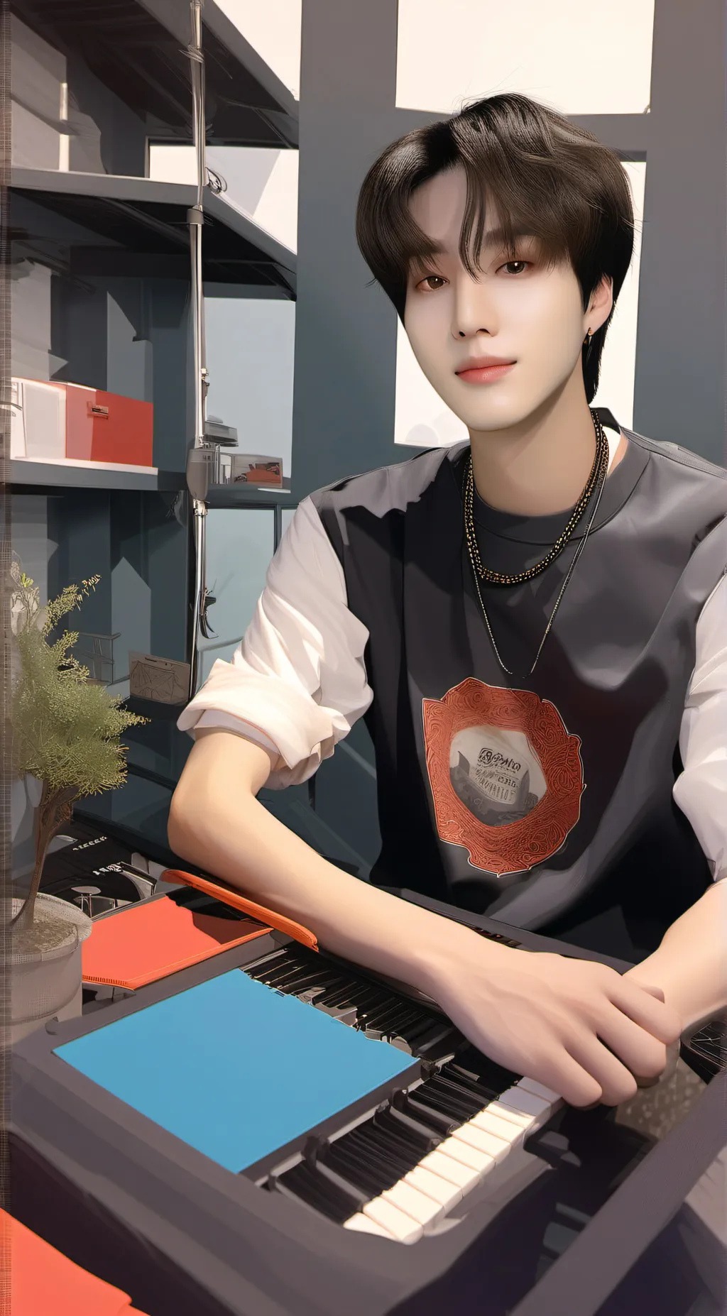 ai character: Zane  background